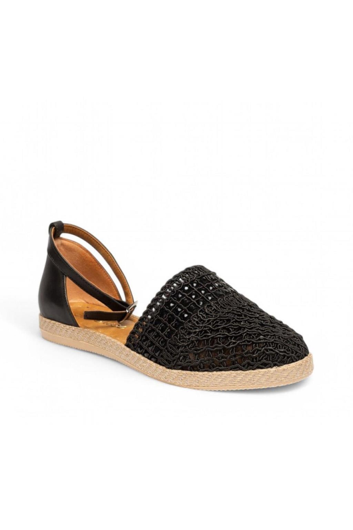 Sprs 03181 Kadın Örgü Detaylı Günlük Babet - Görsel 2