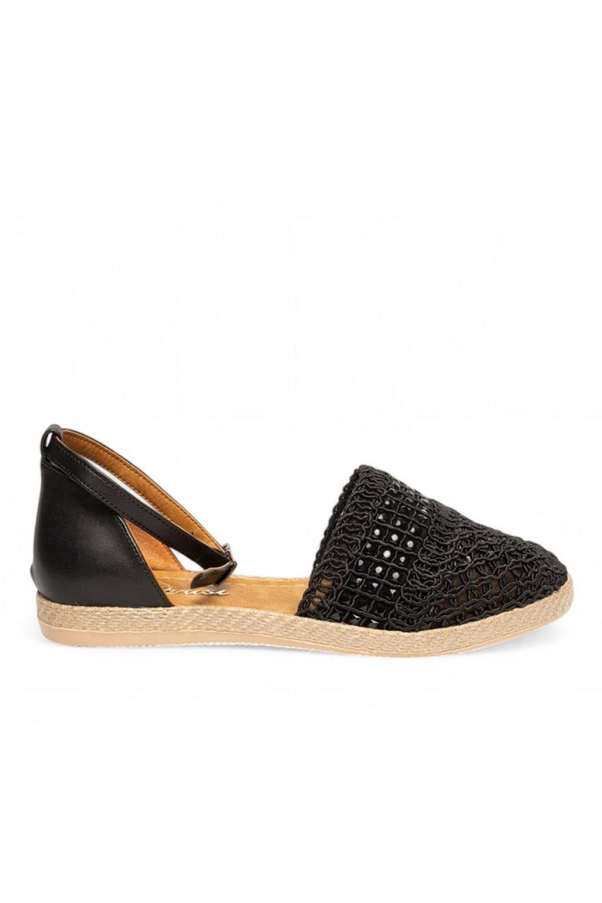 Sprs 03181 Kadın Örgü Detaylı Günlük Babet - Görsel 3