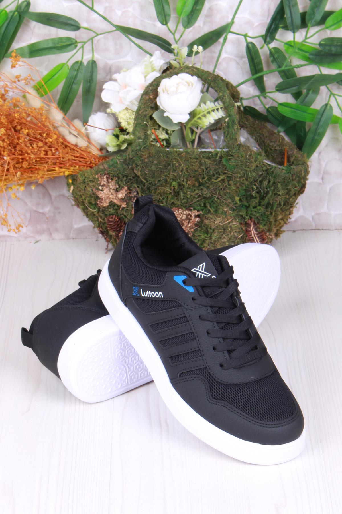 4189 Luttoon Com Taban Rahat Esnek Yumuşak Erkek Spor Ayakkabı - Görsel 5