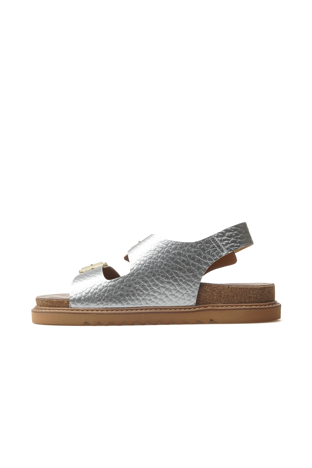 Kadın Günlük Sandalet 25y D25ys-2630 Z Gümüş - Görsel 3