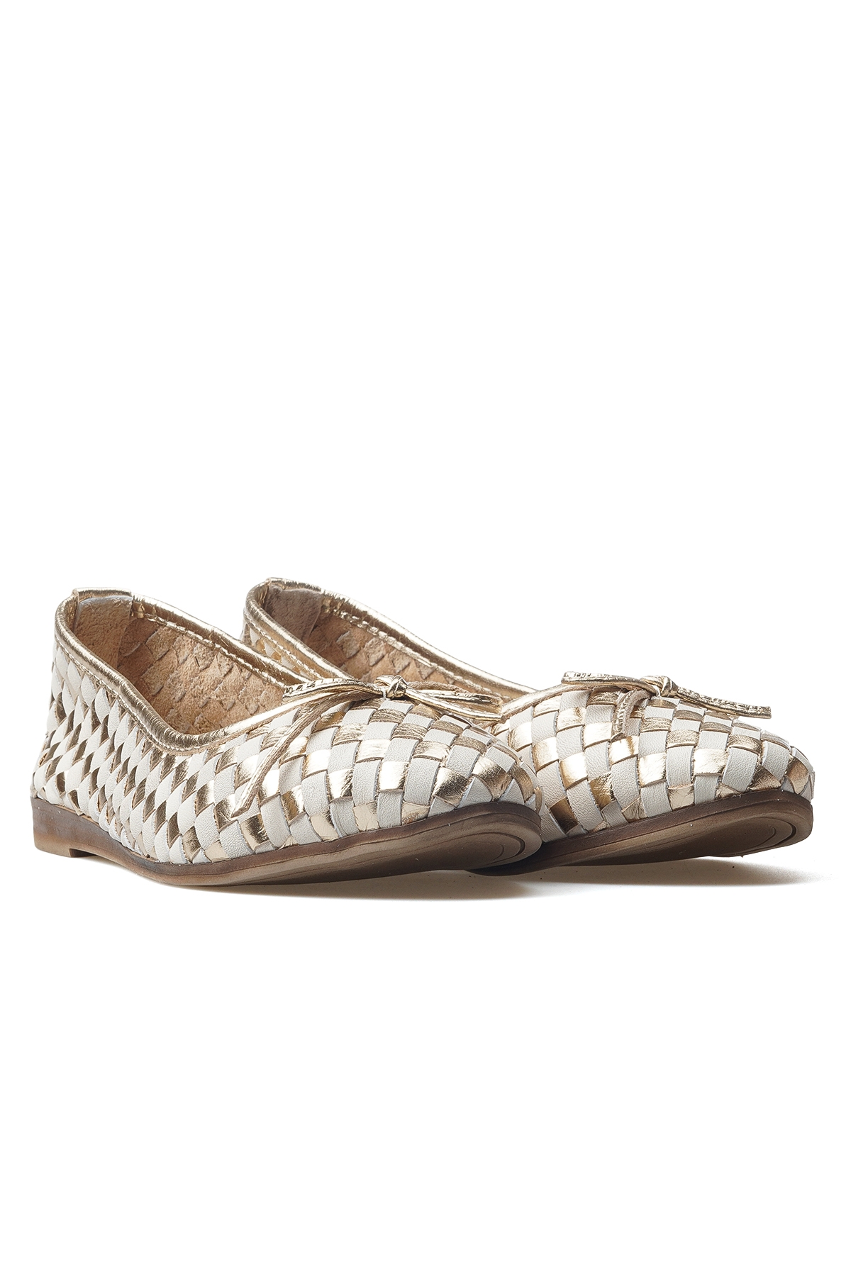 Kadın Hakiki Deri Günlük Babet 25y D25ya-525 Z Dore - Görsel 6