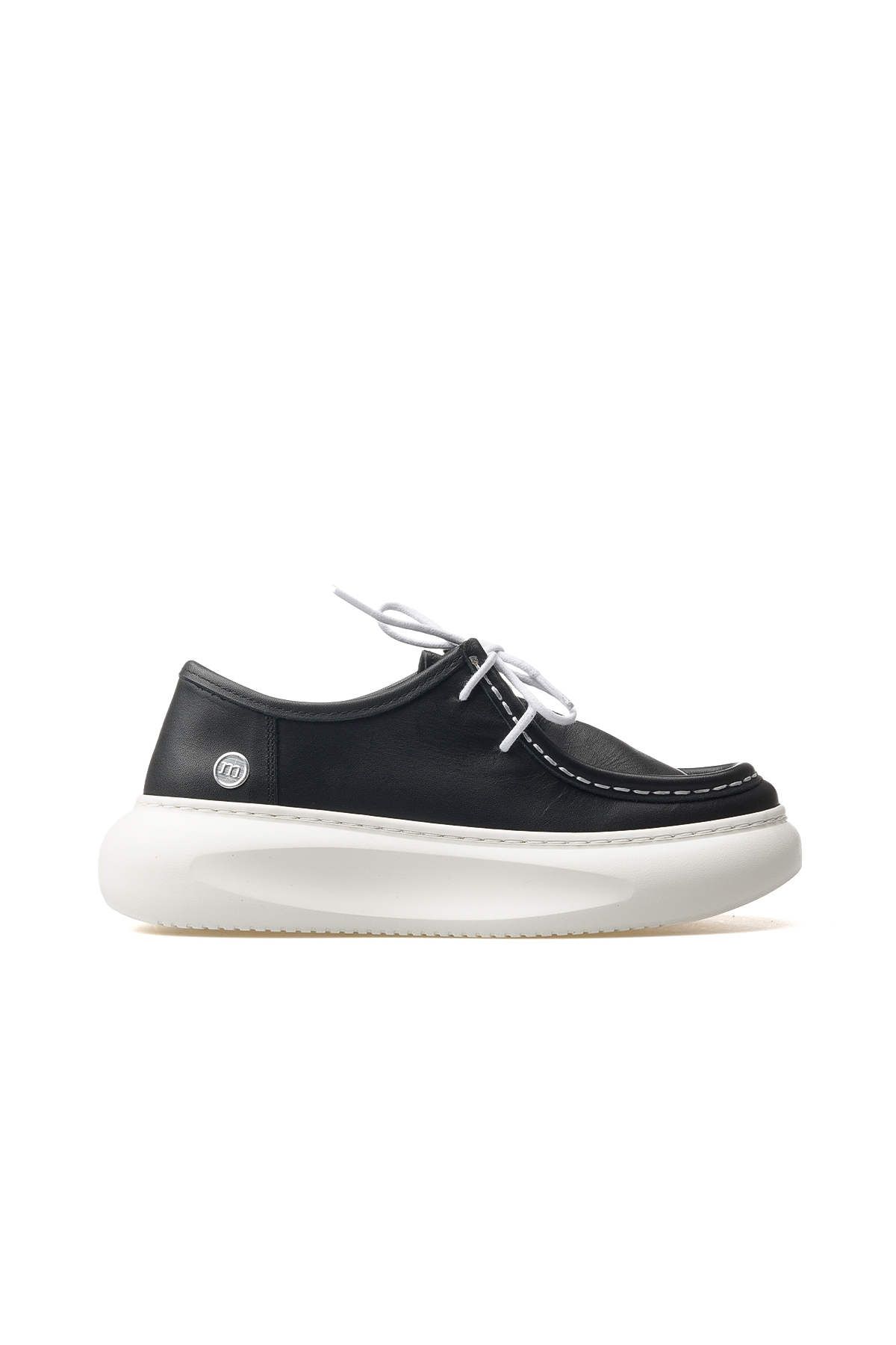 Kadın Hakiki Deri Günlük Ayakkabı 25y D25ya-7035 Z Siyah - Görsel 2