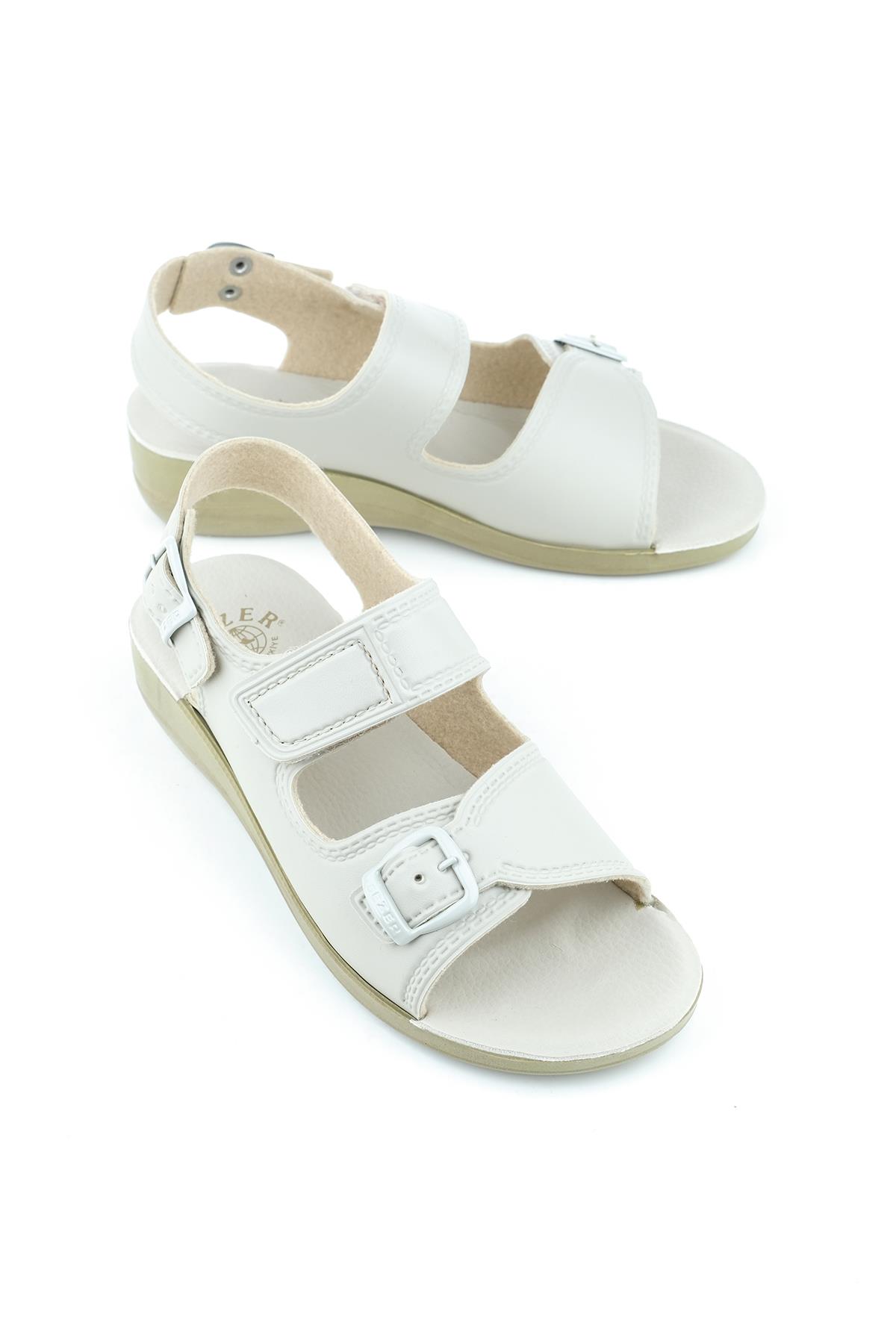 4321 Kadın Ortopedik Hac Umre Günlük Sandalet - Görsel 2