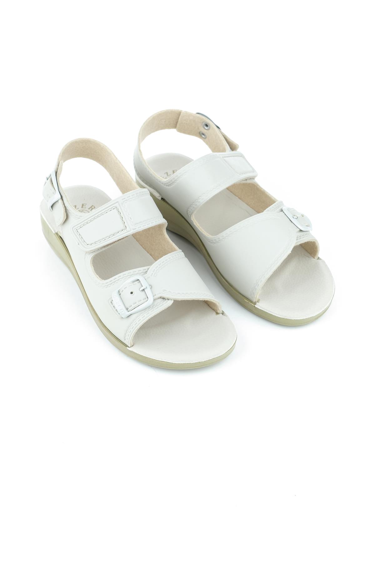 4321 Kadın Ortopedik Hac Umre Günlük Sandalet - Görsel 3