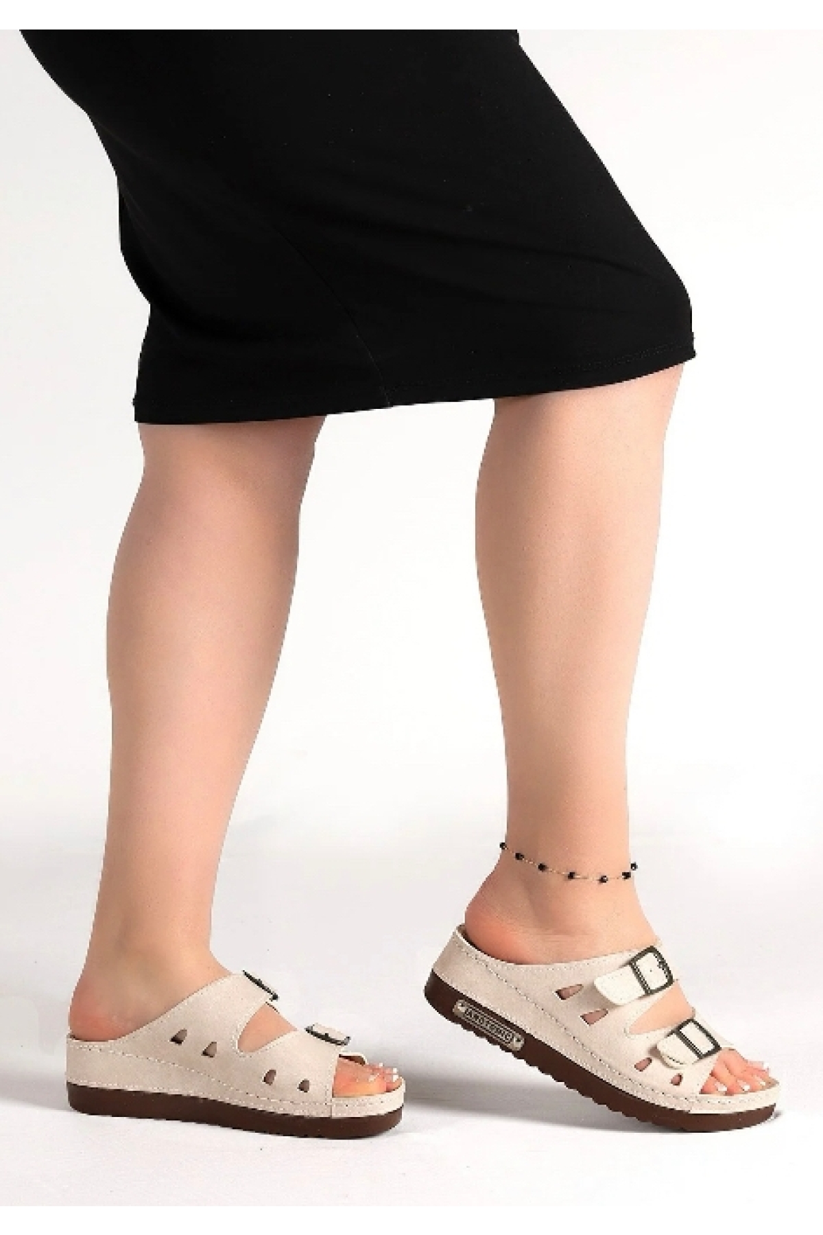 07-043 D.r Tavsiyeli Ortapedik Kadın Terlik - Görsel 2