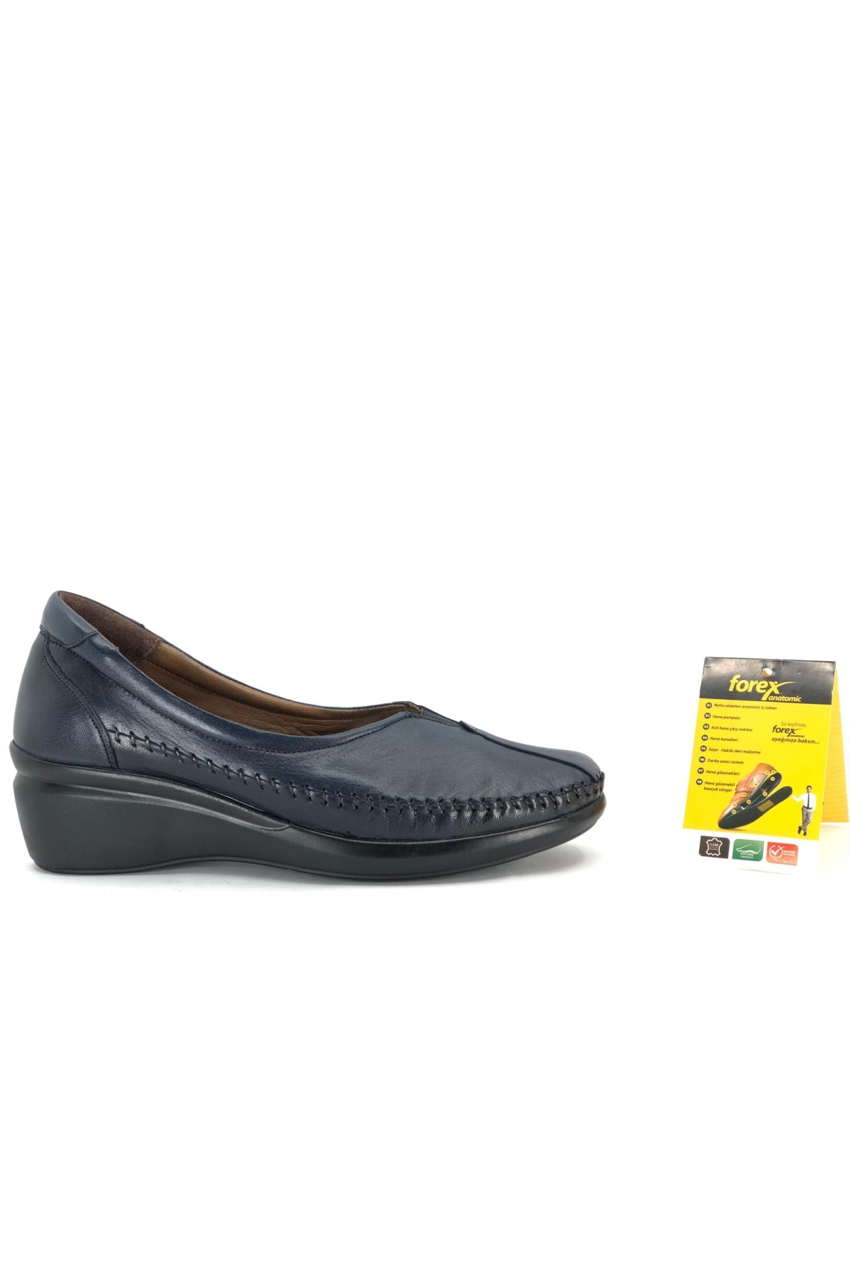 0-1013-2 Dr.Tavsiyeli Deri Kadın Casual Ayakkabı - Görsel 3