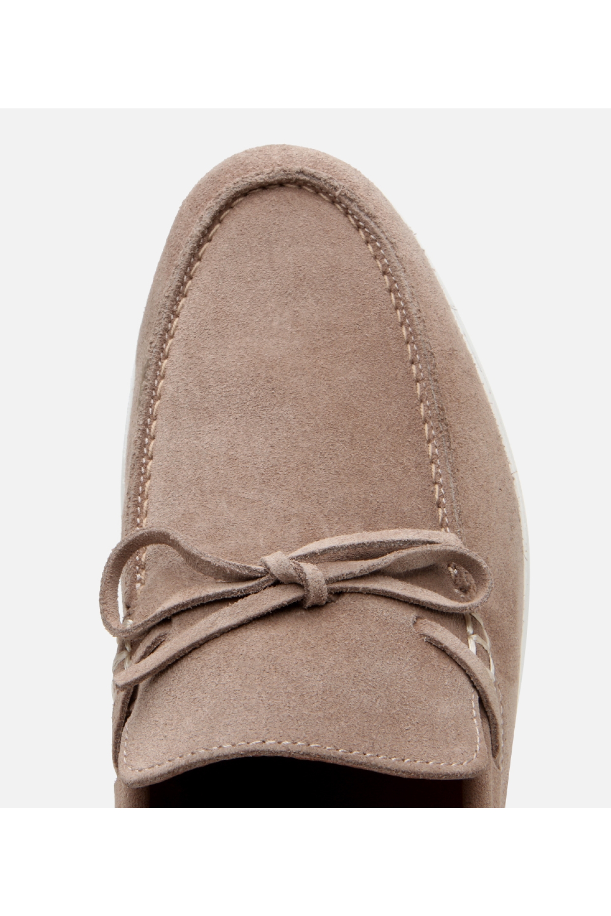 Hotiç Bej Hotiç Süet Deri Erkek Bağcıklı Loafer