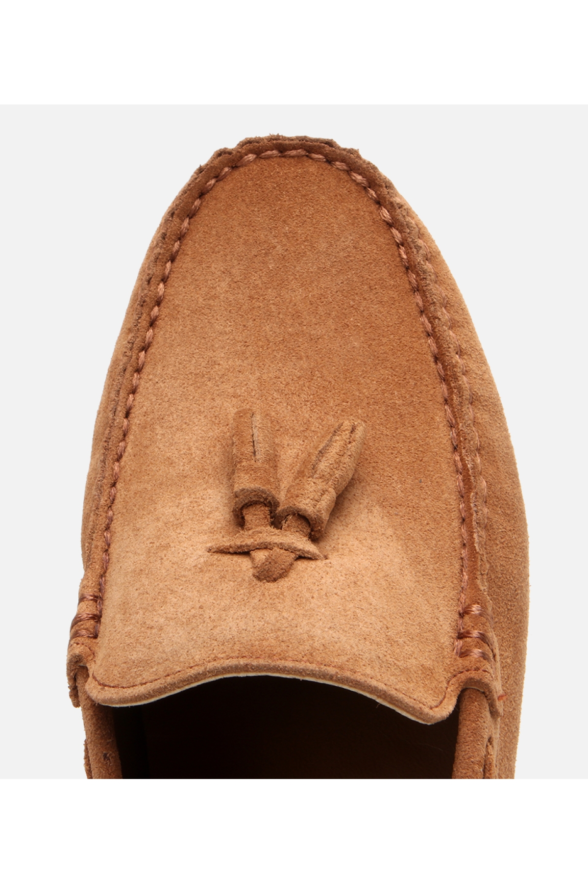 Hotiç Lacivert Hotiç Süet Deri Erkek Püskül Detaylı Günlük Loafer