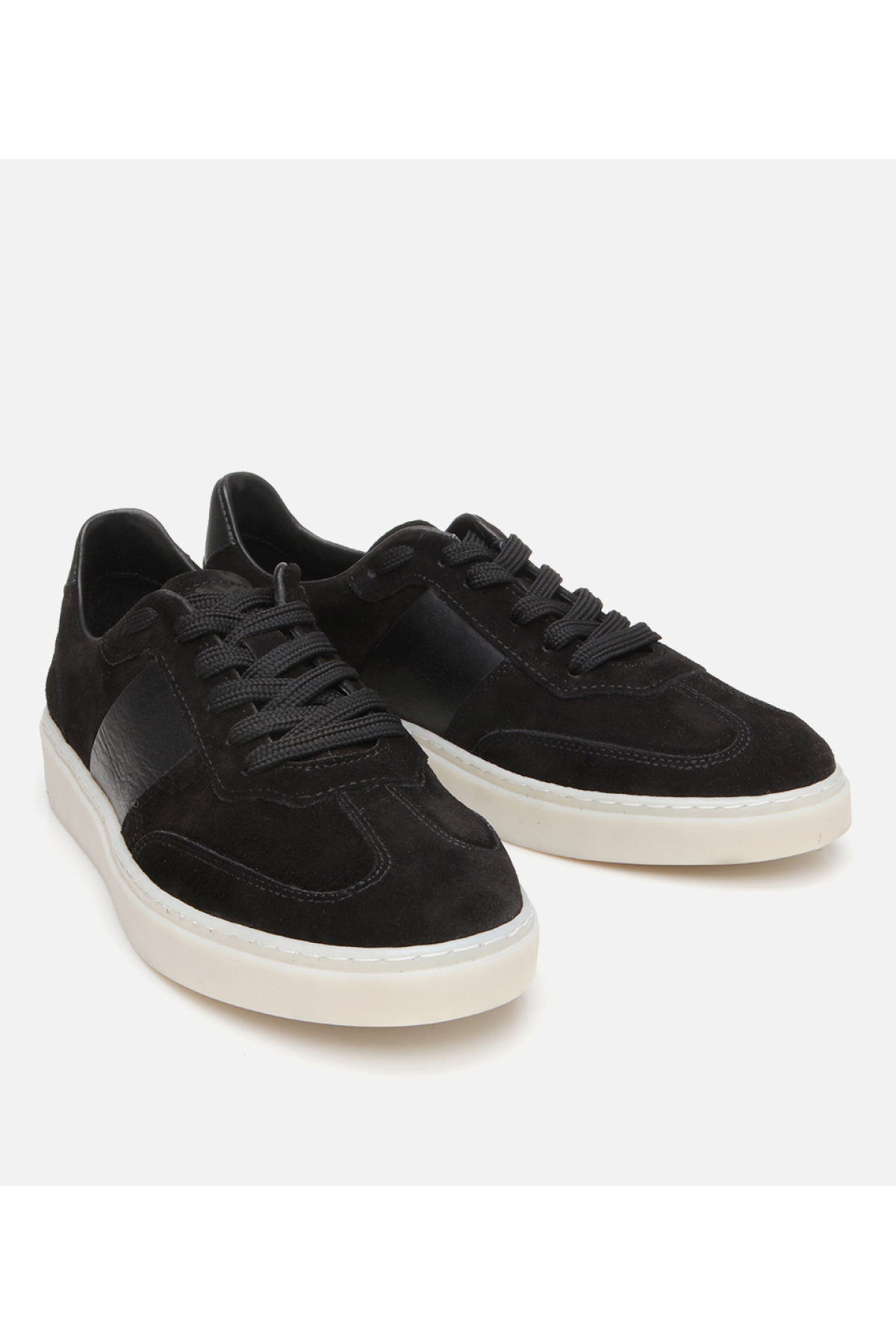Erkek Süet Deri Siyah Spor Ayakkabı - Görsel 3
