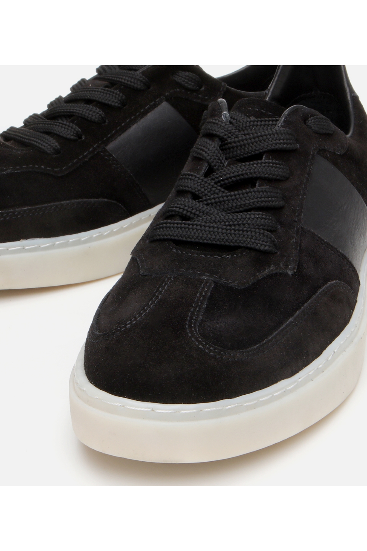 Erkek Süet Deri Siyah Spor Ayakkabı - Görsel 4