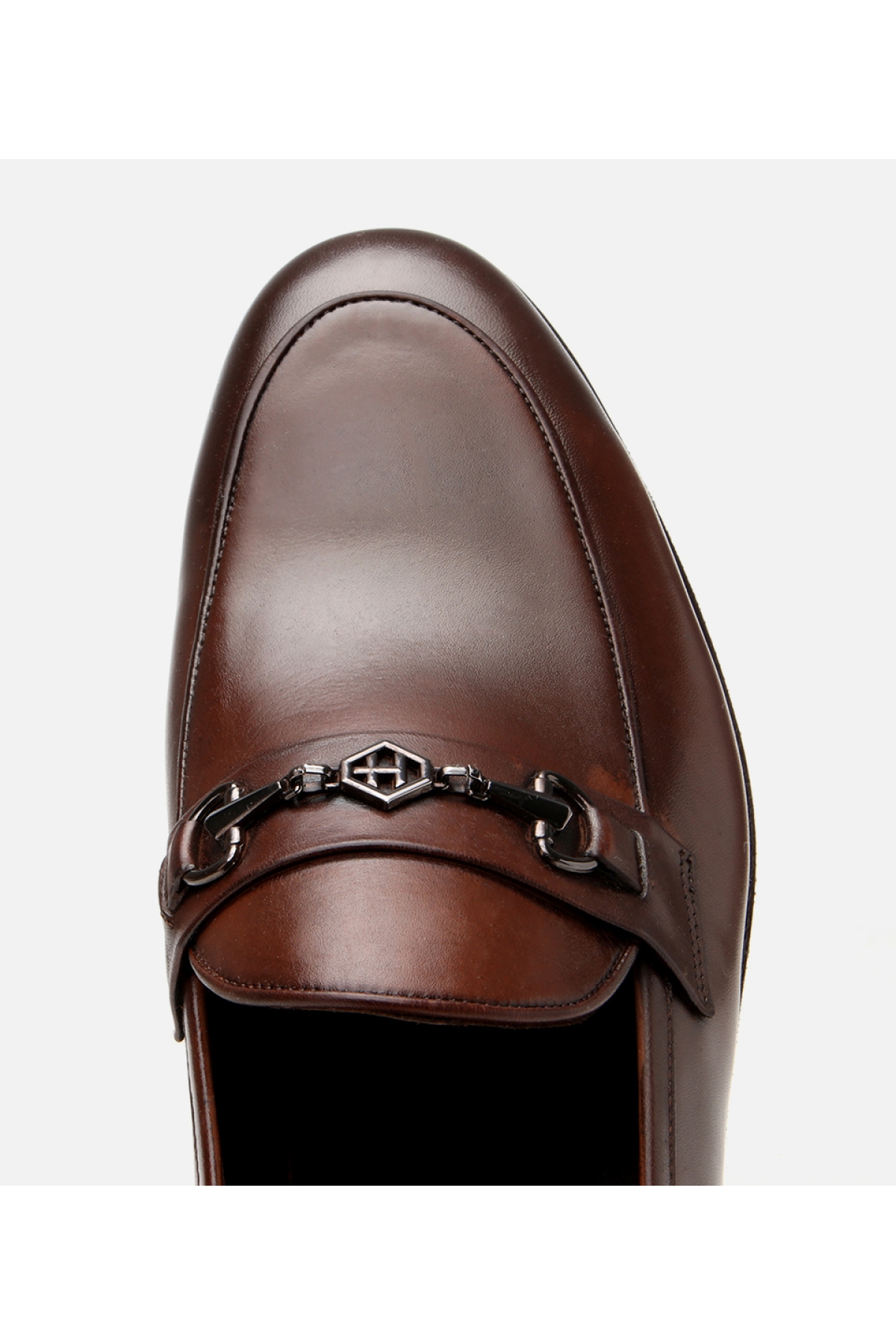 Erkek Deri Kahverengi Hafif Tabanlı Klasik Loafer - Görsel 5