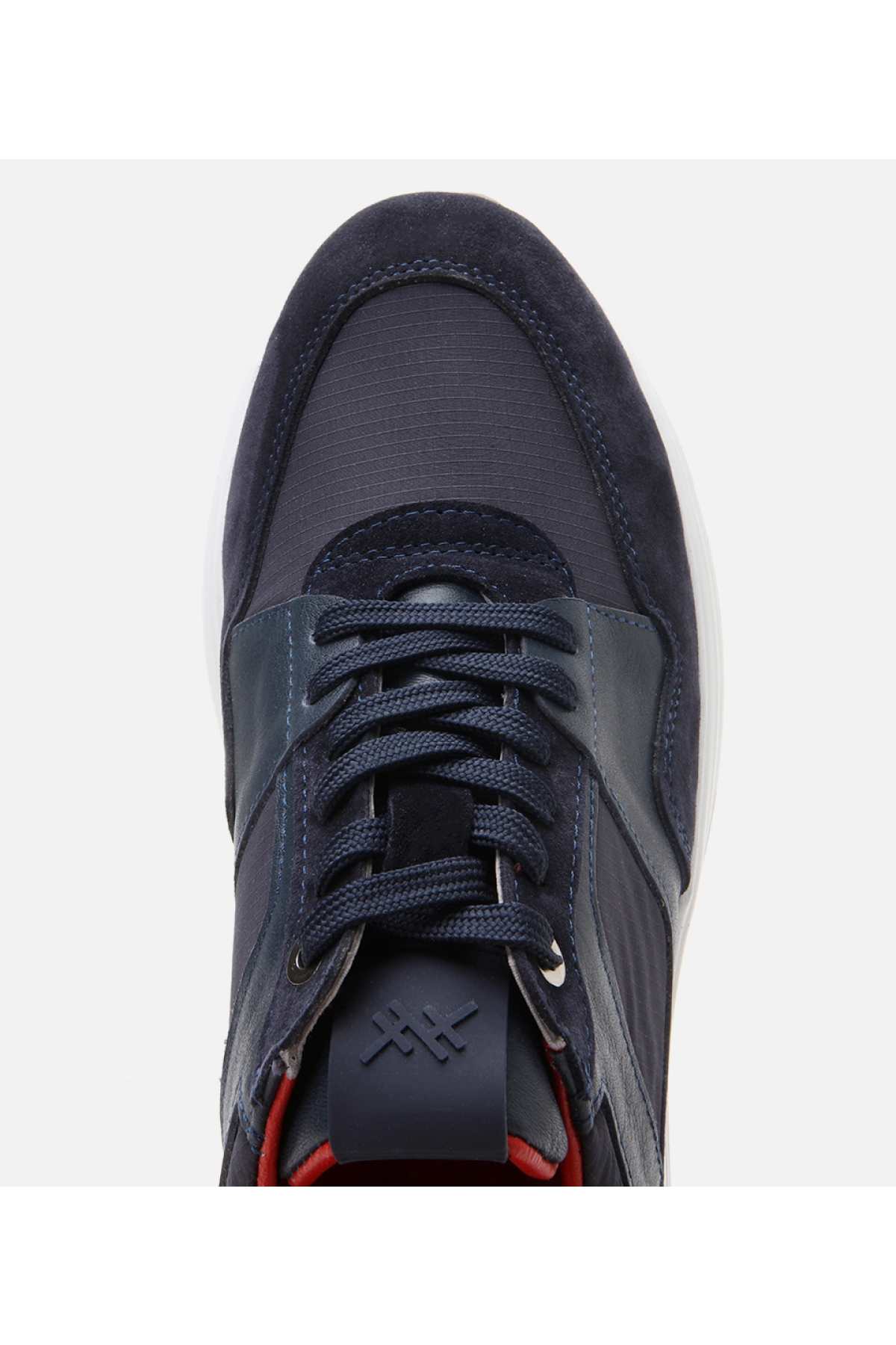 Erkek Süet Deri Lacivert Hafif Tabanlı Spor Ayakkabı - Görsel 5
