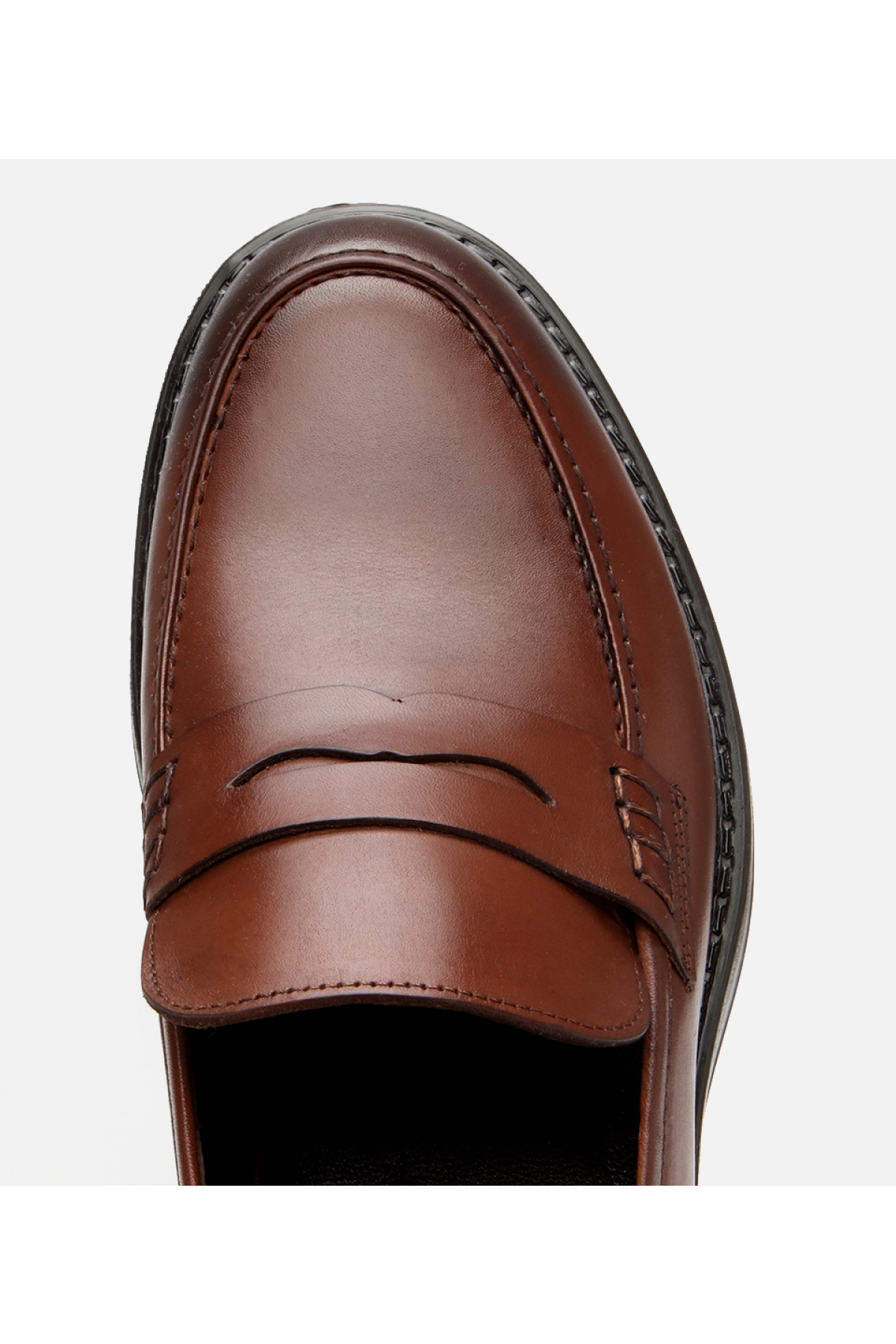 Erkek Deri Kahverengi Ultra Hafif Tabanlı Klasik Loafer - Görsel 5
