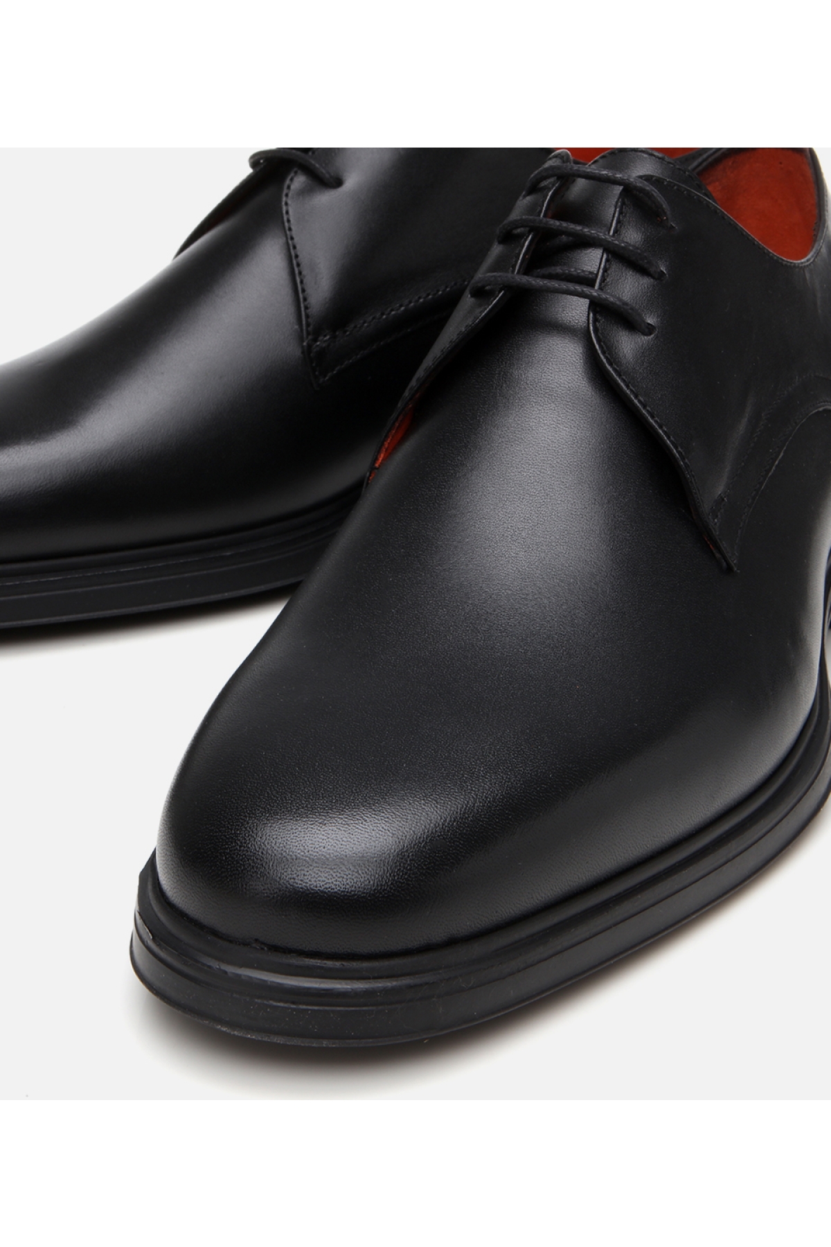 Erkek Deri Siyah Ultra Hafif Tabanlı Klasik Ayakkabı - Görsel 4