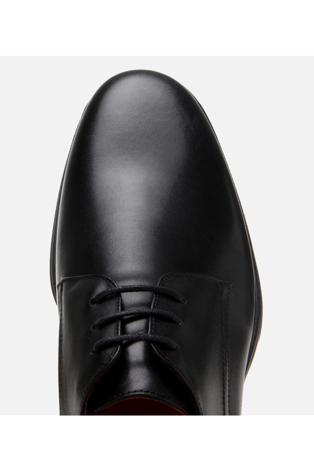 Erkek Deri Siyah Ultra Hafif Tabanlı Klasik Ayakkabı - Görsel 5