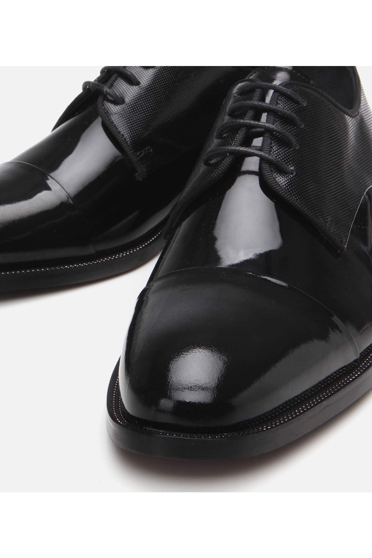 Hotiç Siyah Hotiç Hotiç Rugan Erkek Deri Şık Klasik Ayakkabı