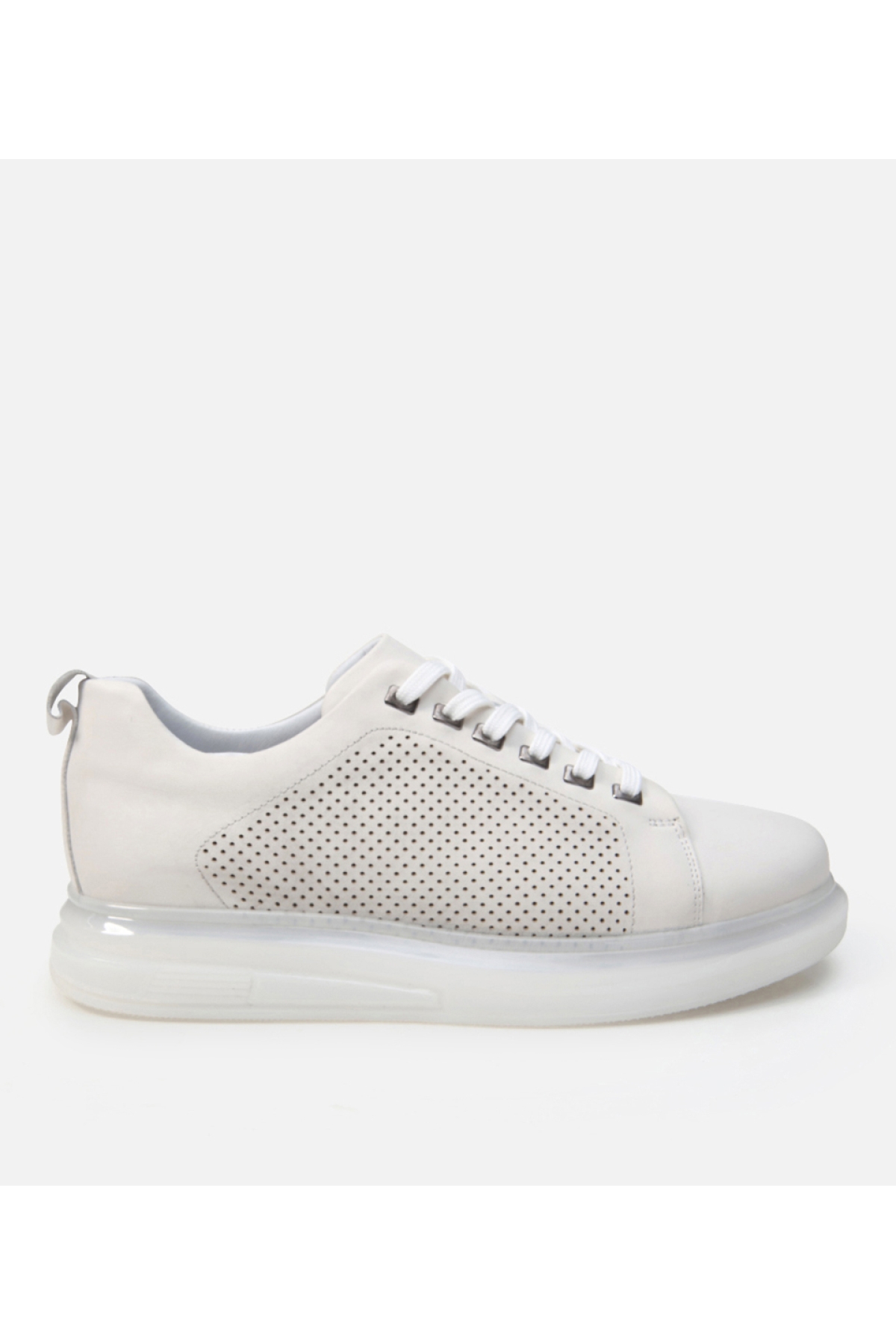 Erkek Deri Bej Günlük Ayakkabı - Görsel 2