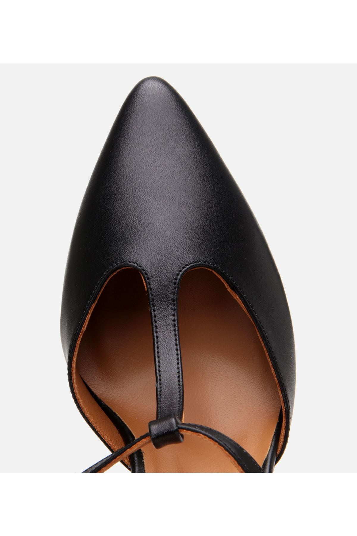Hotiç Hotiç Kadın Deri Siyah Arkası Açık Topuklu Ayakkabı Flo'da! Siyah - 5. görsel