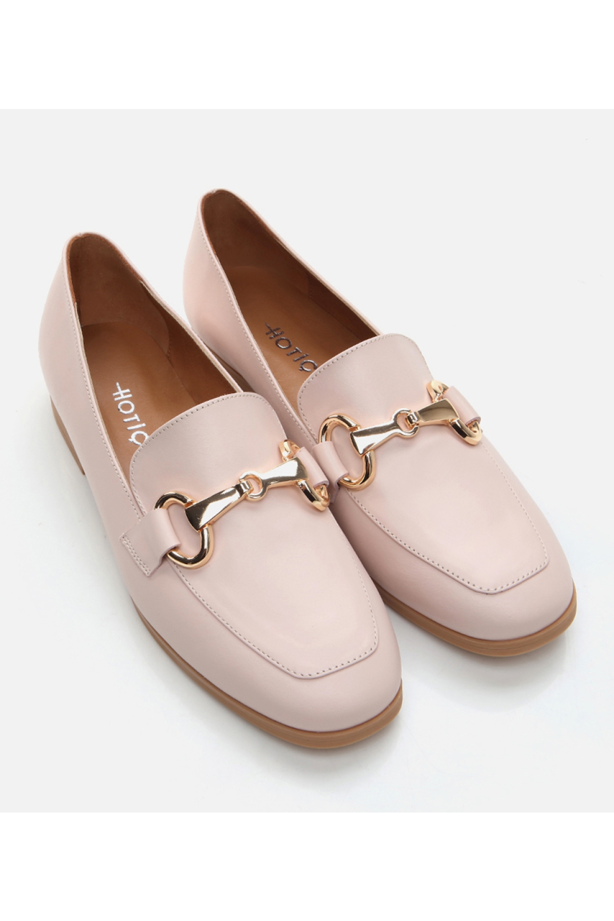 Kadın Deri Pudra Loafer - Görsel 3