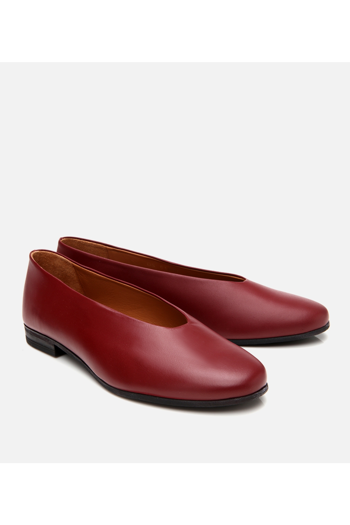 Hotiç Hotiç Kadın Deri Bordo Babet Flo'da! Bordo - 3. görsel