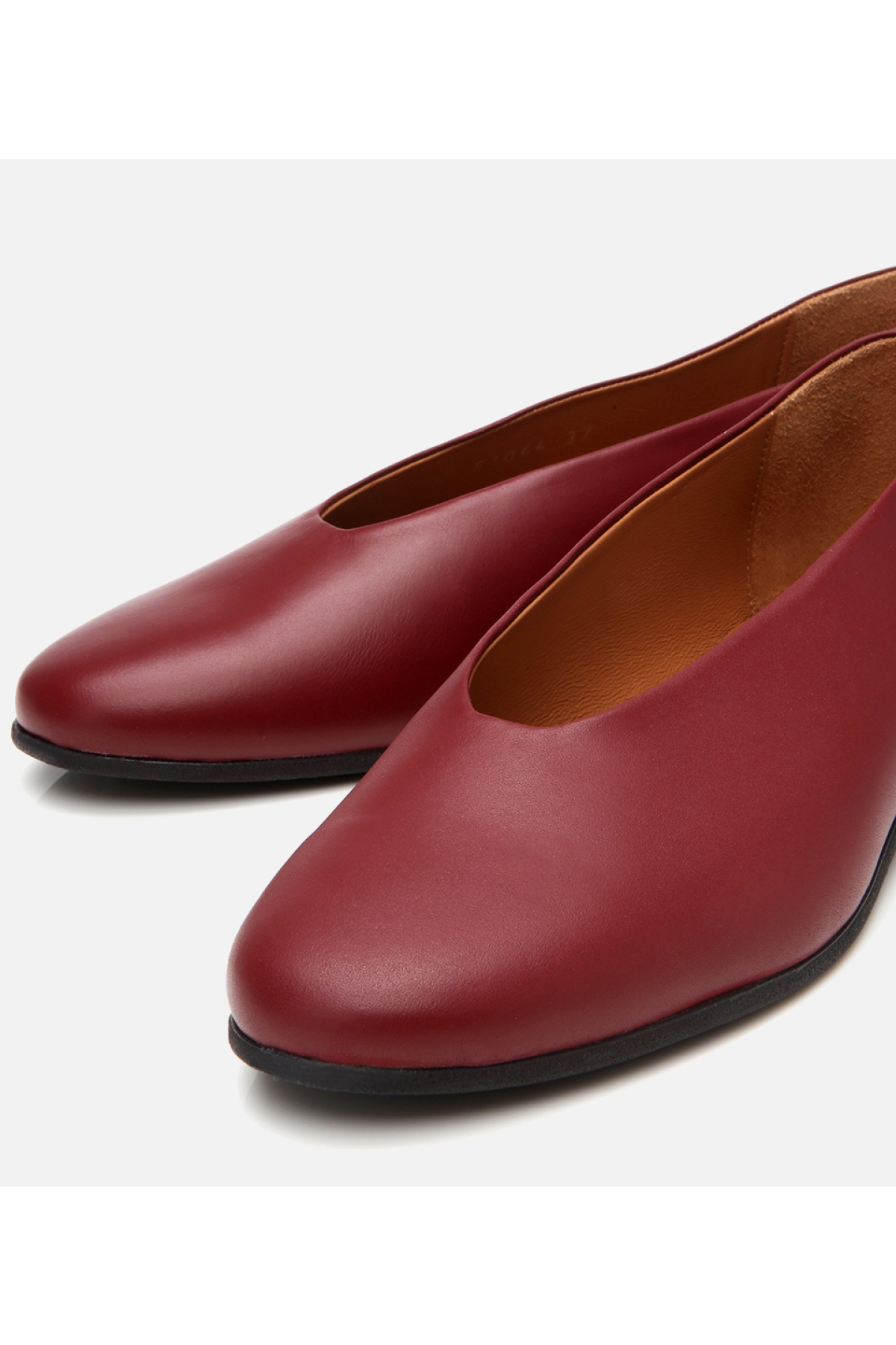 Hotiç Hotiç Kadın Deri Bordo Babet Flo'da! Bordo - 4. görsel