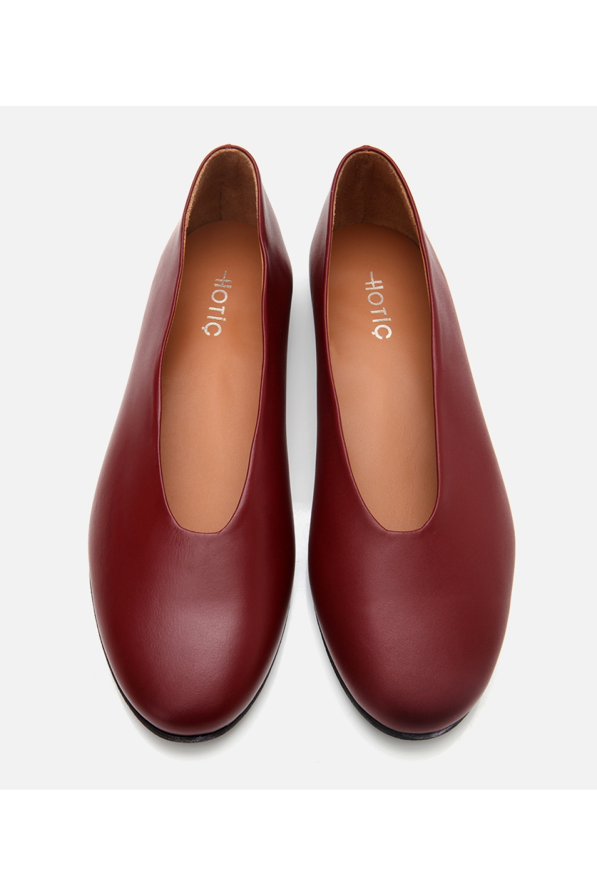 Hotiç Hotiç Kadın Deri Bordo Babet Flo'da! Bordo - 5. görsel