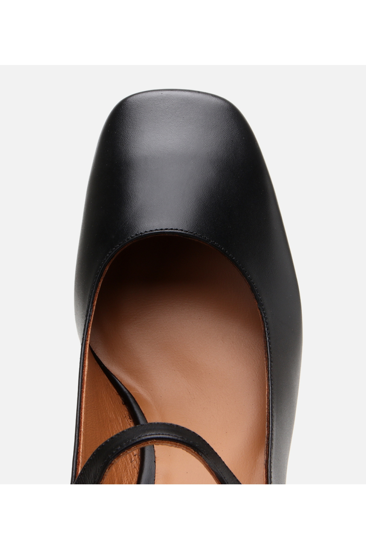 Hotiç Hotiç Kadın Deri Mary Jane Siyah Arkası Açık Topuklu Ayakkabı Flo'da! Siyah - 5. görsel