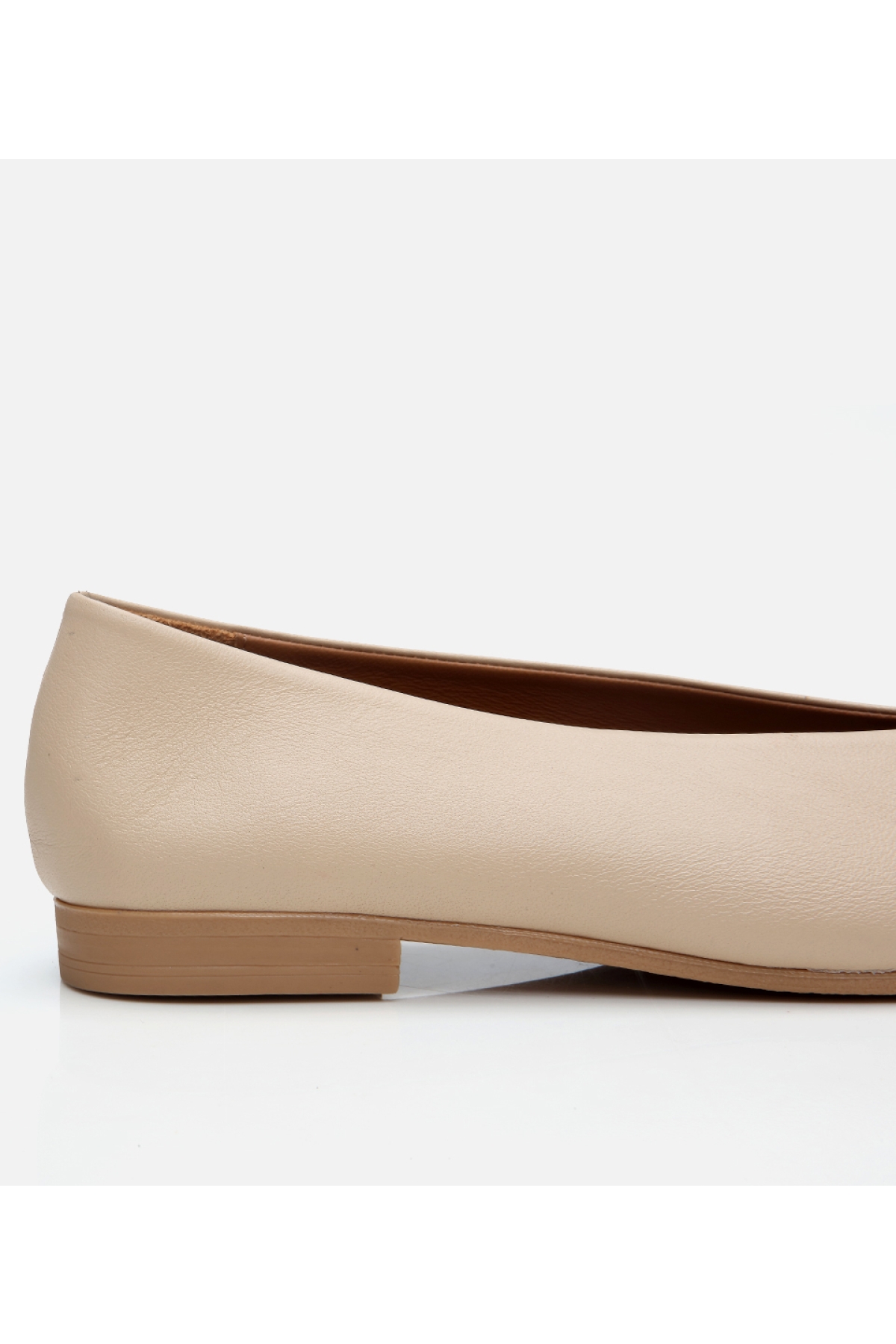 Hotiç Bej Hotiç Deri Kadın Babet