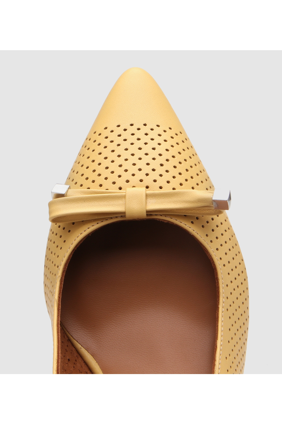 Hotiç Hotiç Sari Kadın Deri Sarı Arkası Açık Topuklu Ayakkabı Flo'da! Sari - 5. görsel