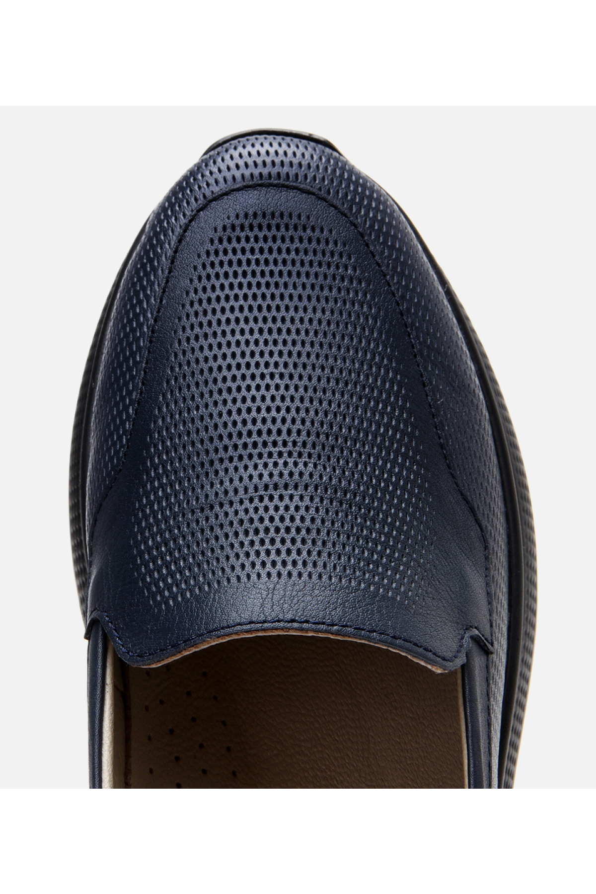 Hotiç Lacivert Hotiç Deri Kadın Comfort Düz Ayakkabı