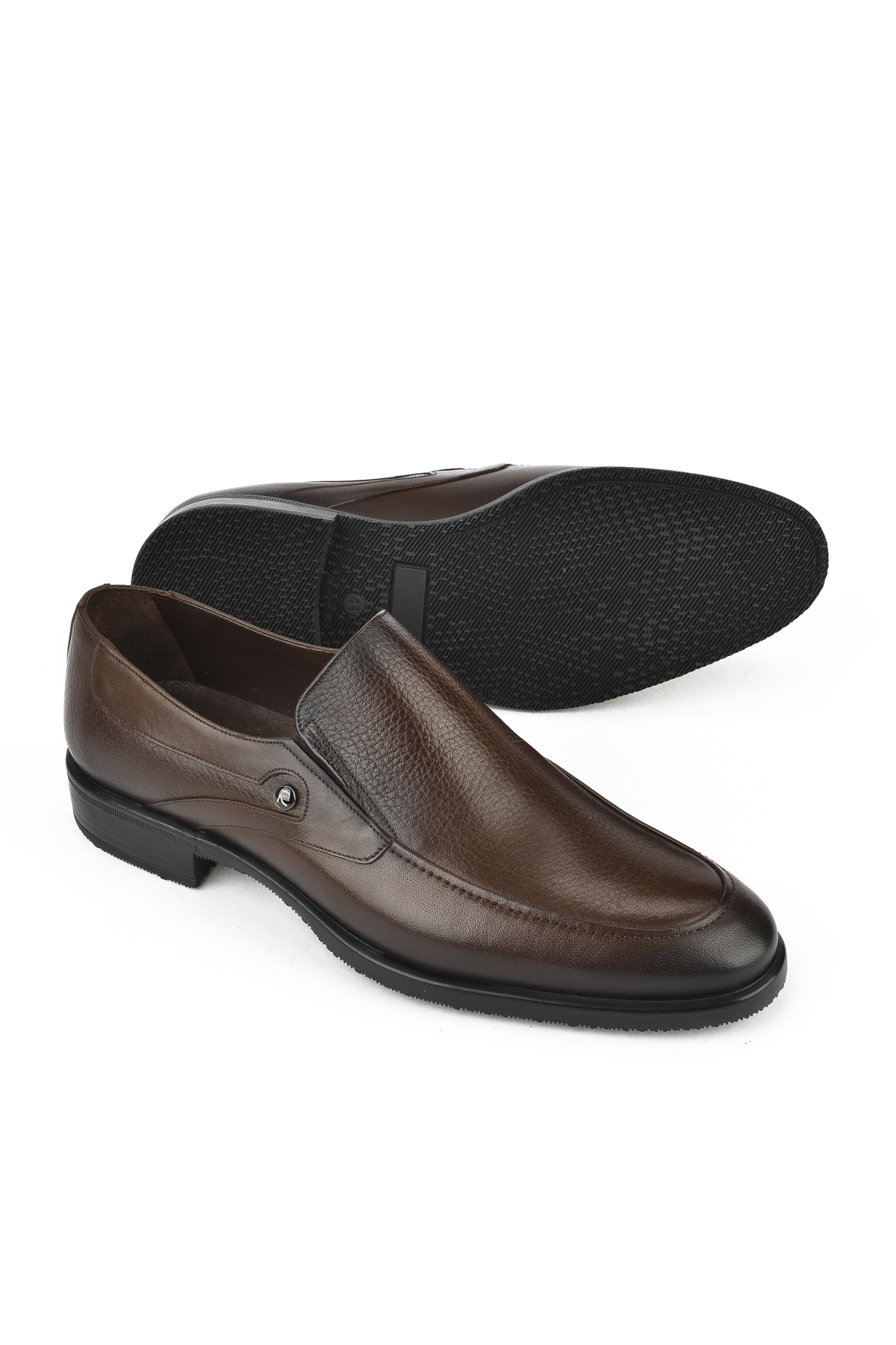 Erkek Hakiki Deri Ayakkabı 153745Z80172 Kahve - Görsel 5