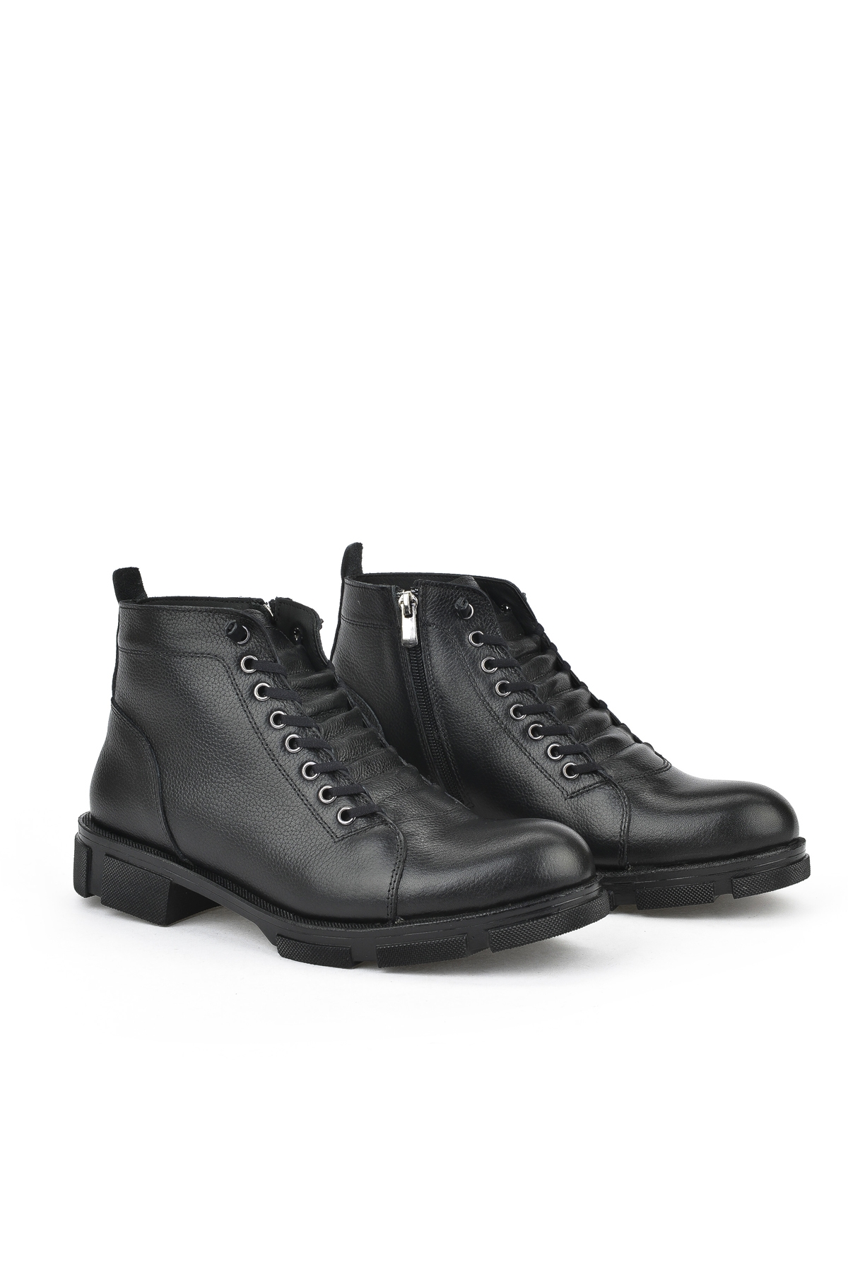 Erkek Hakiki Deri Kürklü Bot 153999Z001 Siyah - Görsel 3