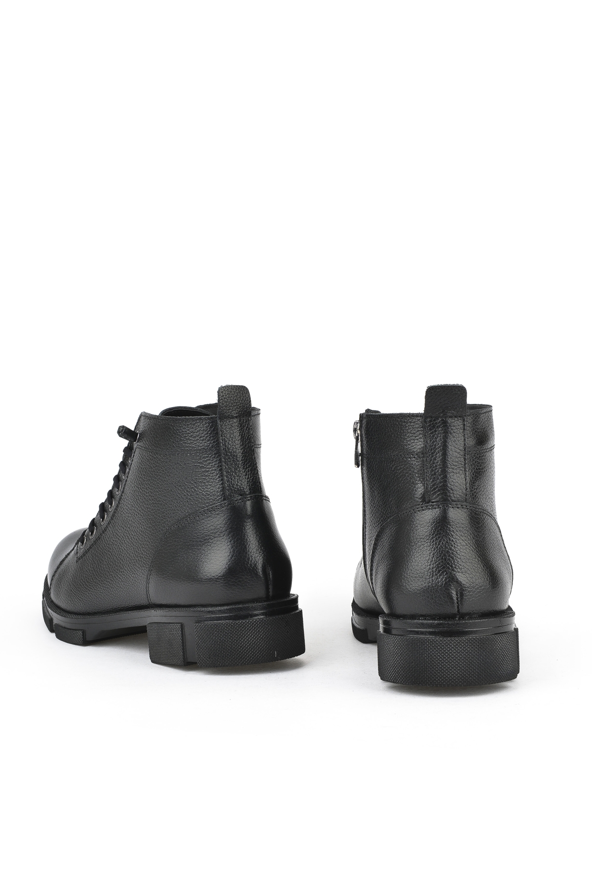 Erkek Hakiki Deri Kürklü Bot 153999Z001 Siyah - Görsel 4