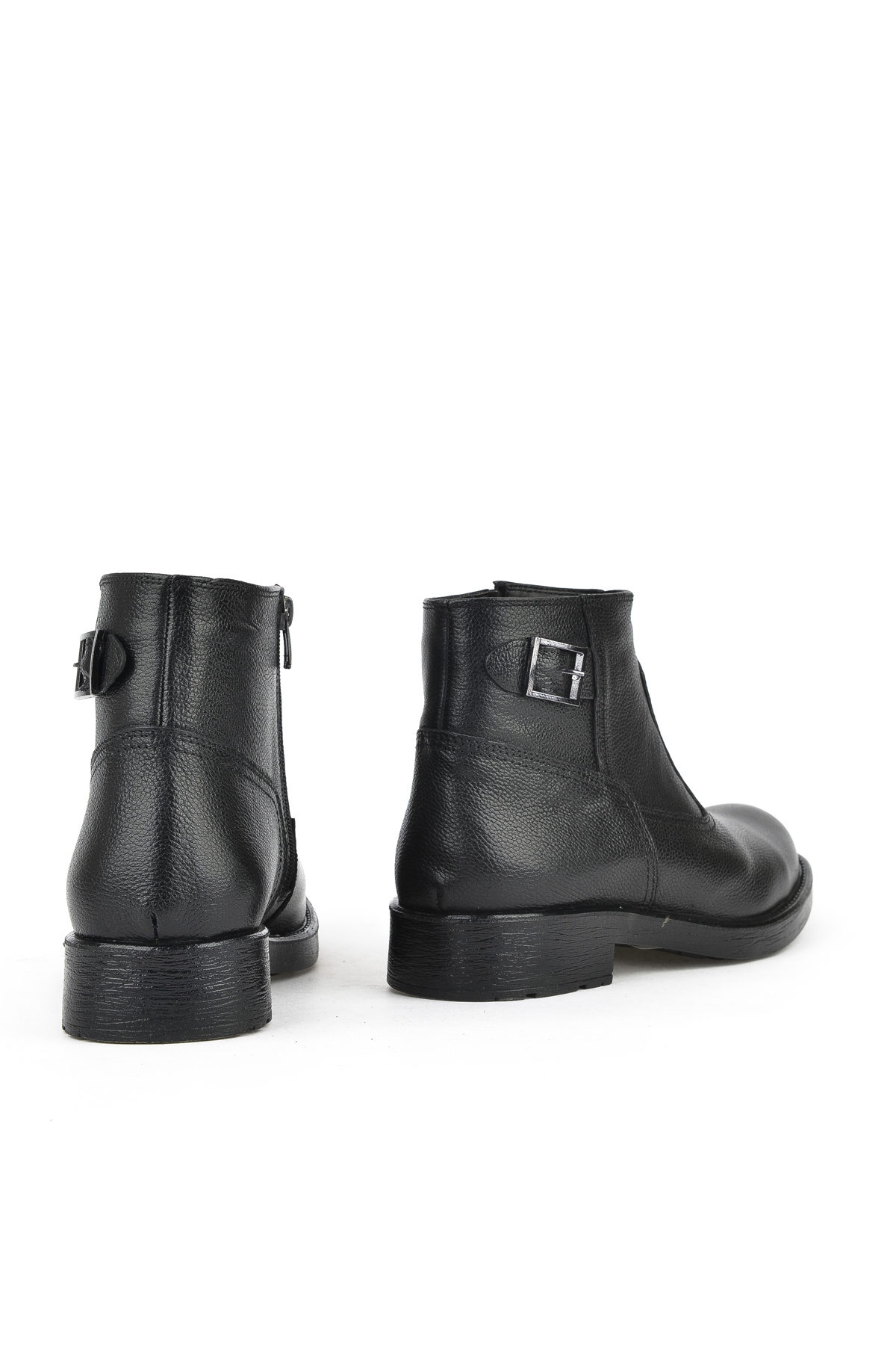 Erkek Hakiki Deri Kürklü Bot 153999Z0442 Siyah - Görsel 4