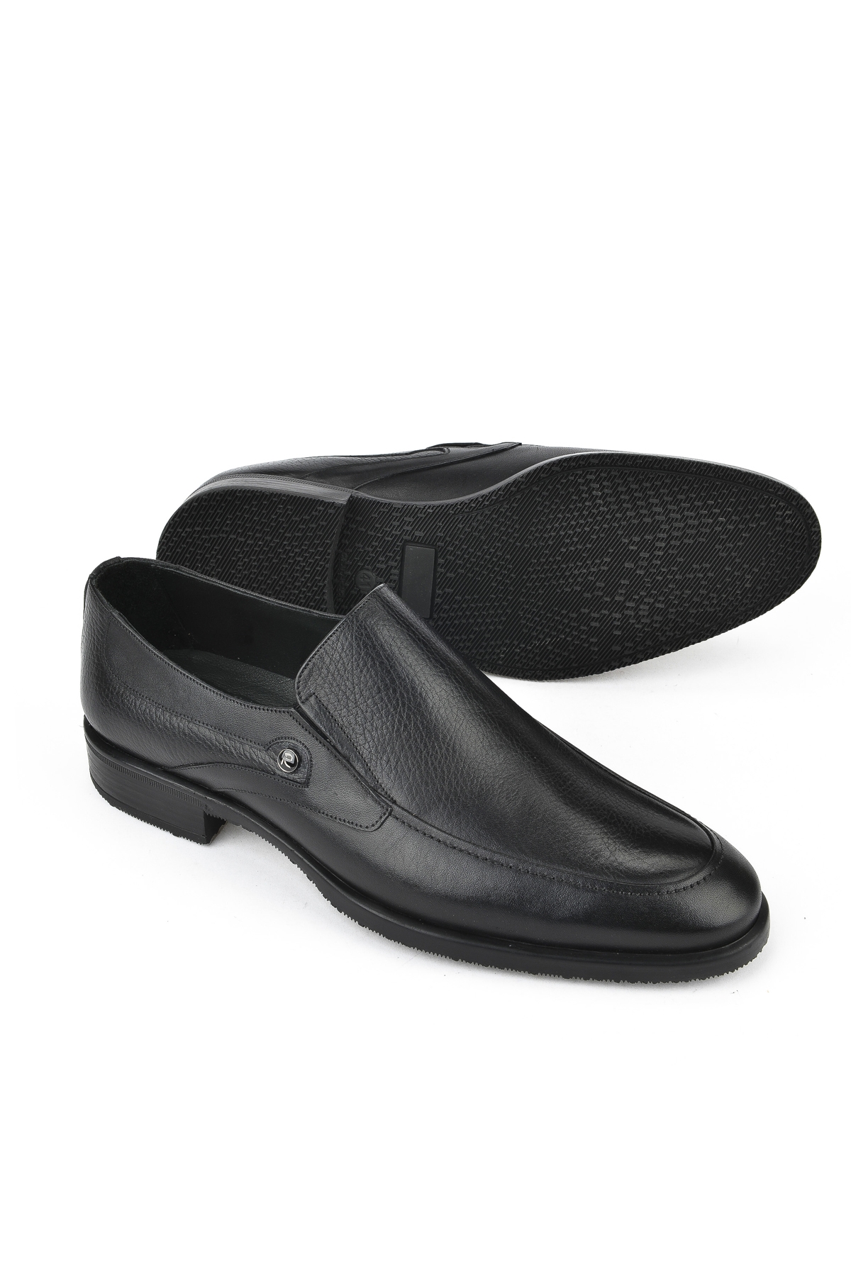 Erkek Hakiki Deri Ayakkabı 153745Z80172 Siyah - Görsel 5