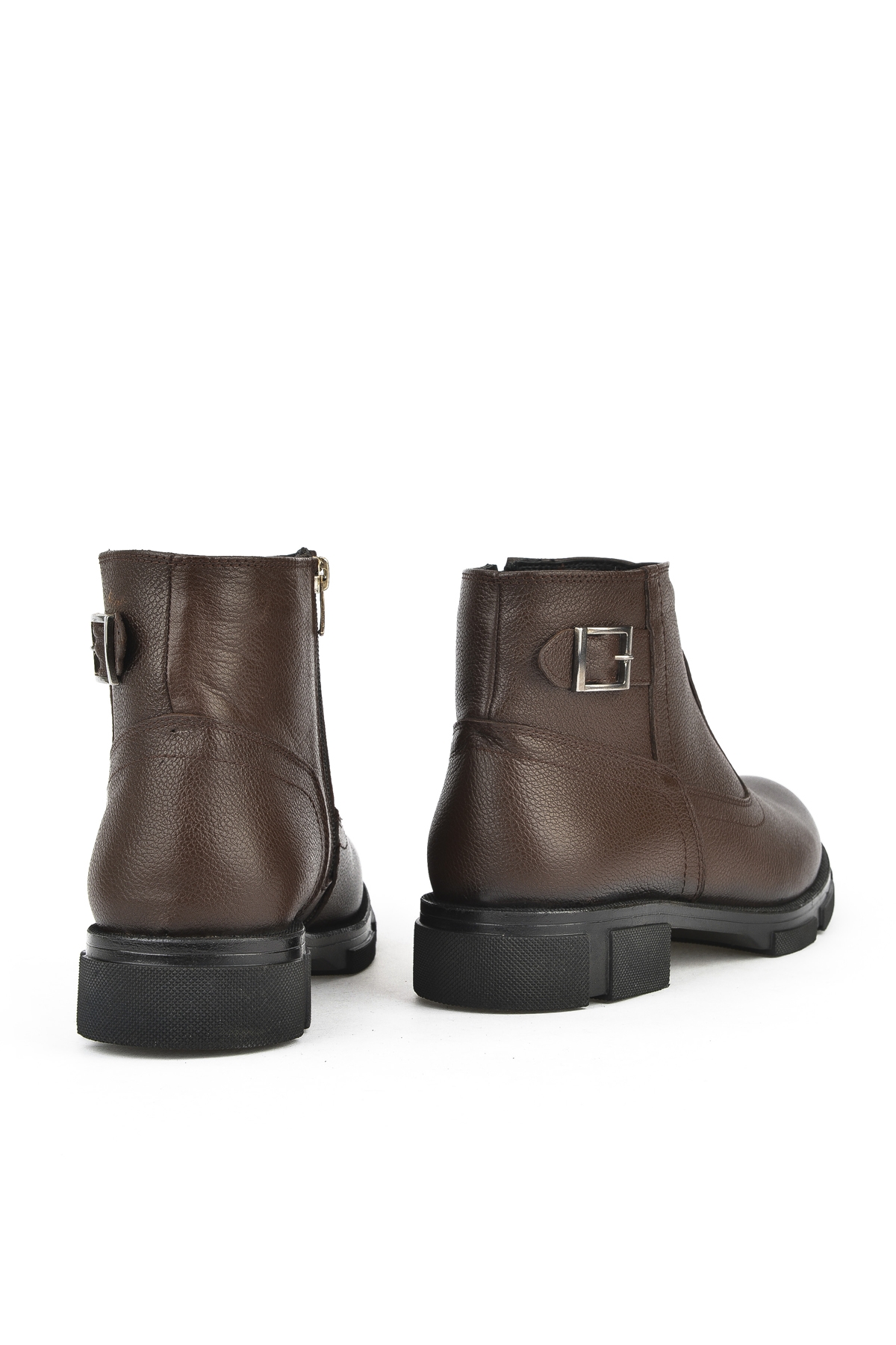 Erkek Hakiki Deri Kürklü Bot 153999Z044 Kahve - Görsel 4