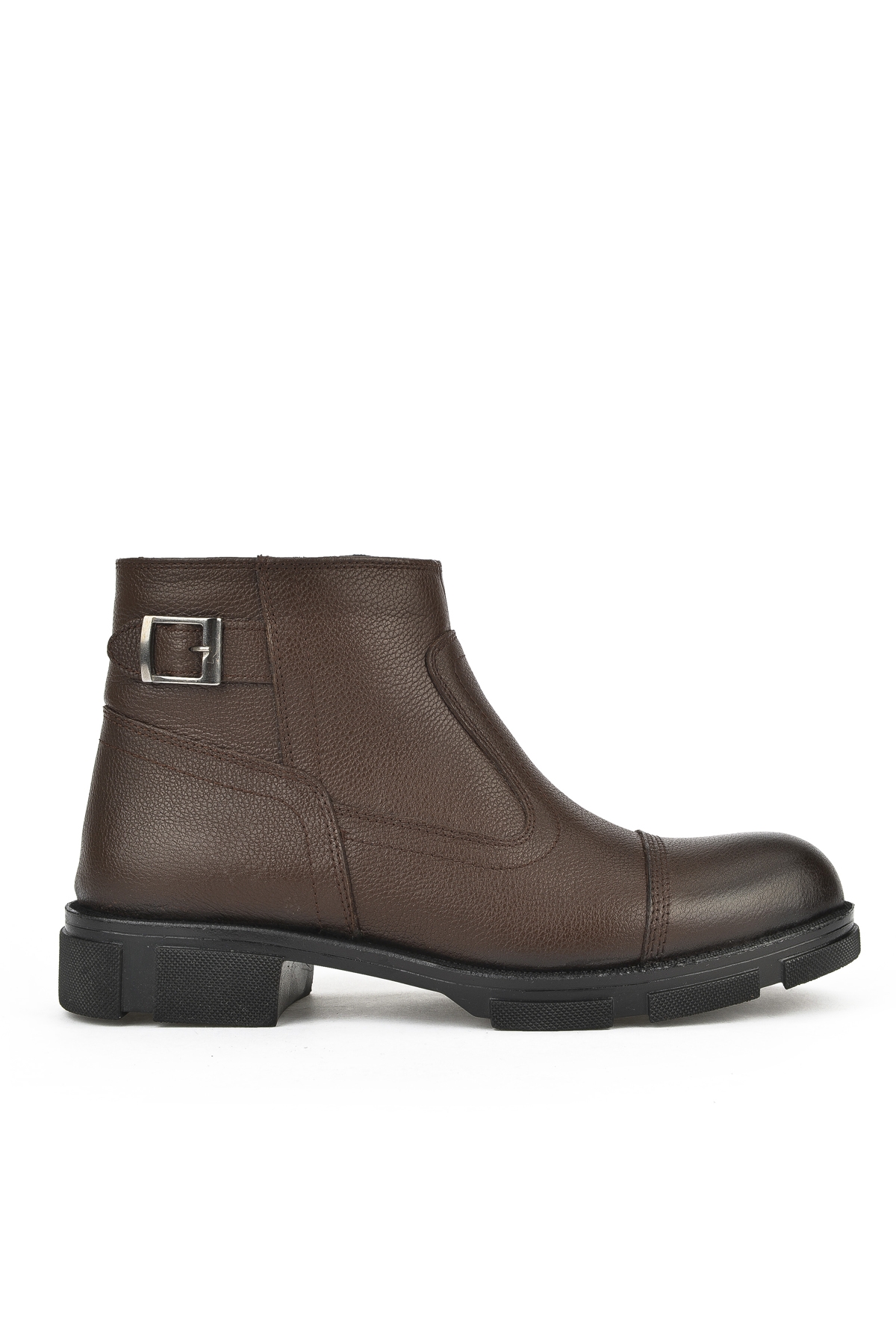 Erkek Hakiki Deri Kürklü Bot 153999Z0441 Kahve - Görsel 2