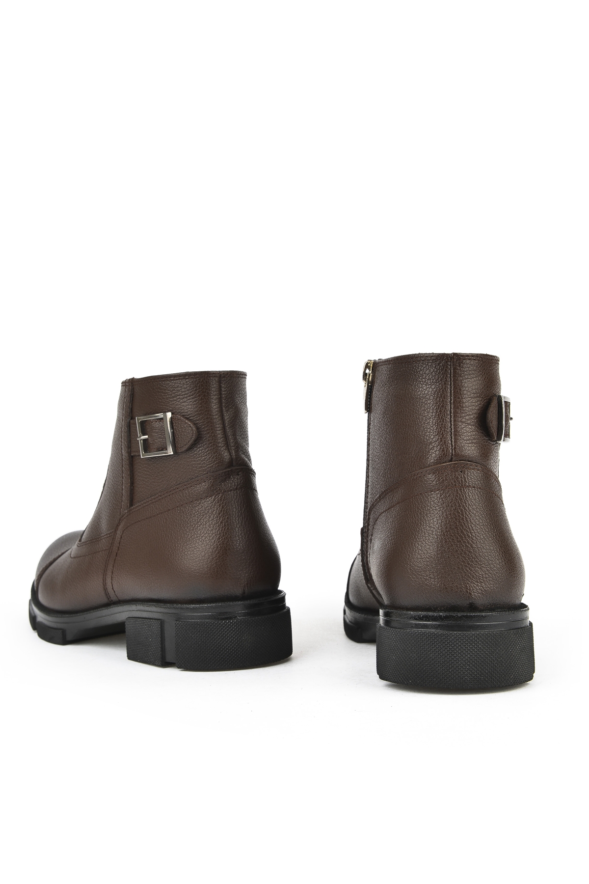 Erkek Hakiki Deri Kürklü Bot 153999Z0441 Kahve - Görsel 4