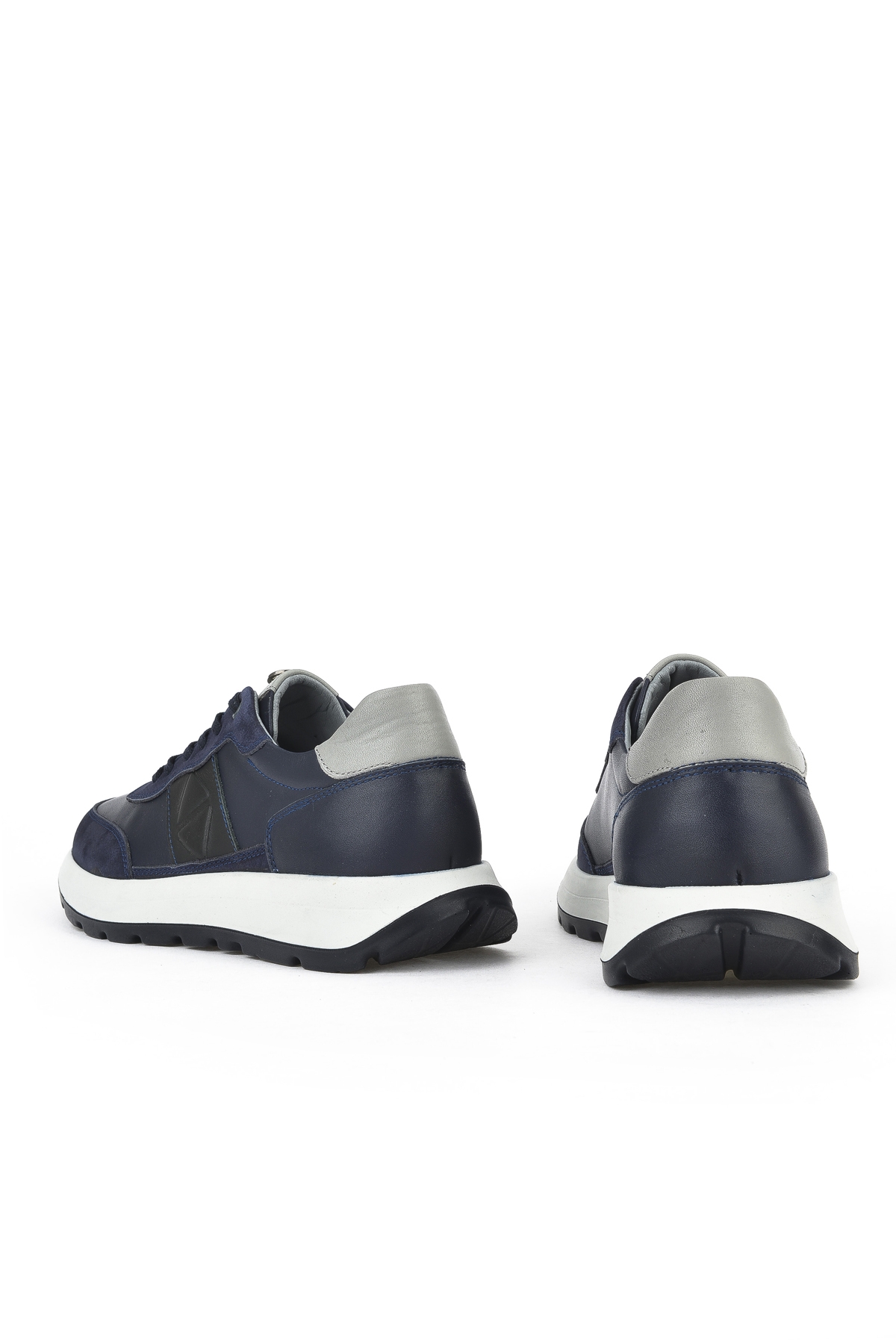 Erkek Hakiki Deri Sneaker 1531037Z2417 Lacivert - Görsel 4