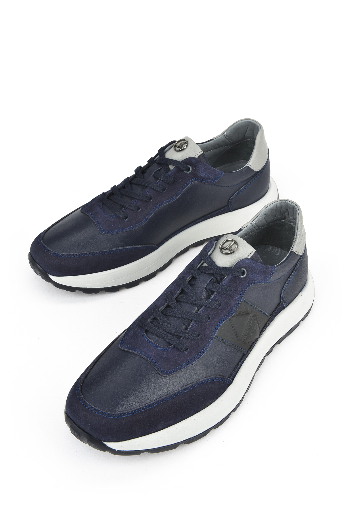 Erkek Hakiki Deri Sneaker 1531037Z2417 Lacivert - Görsel 6