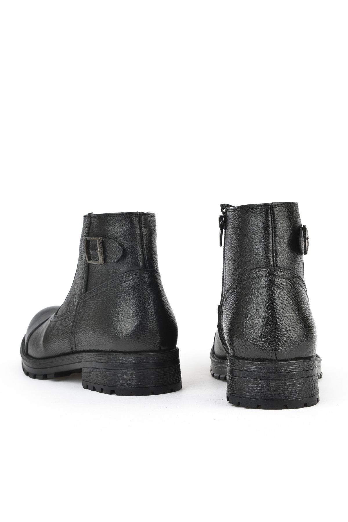 Erkek Hakiki Deri Kürklü Bot 153999Z04412 Siyah - Görsel 4