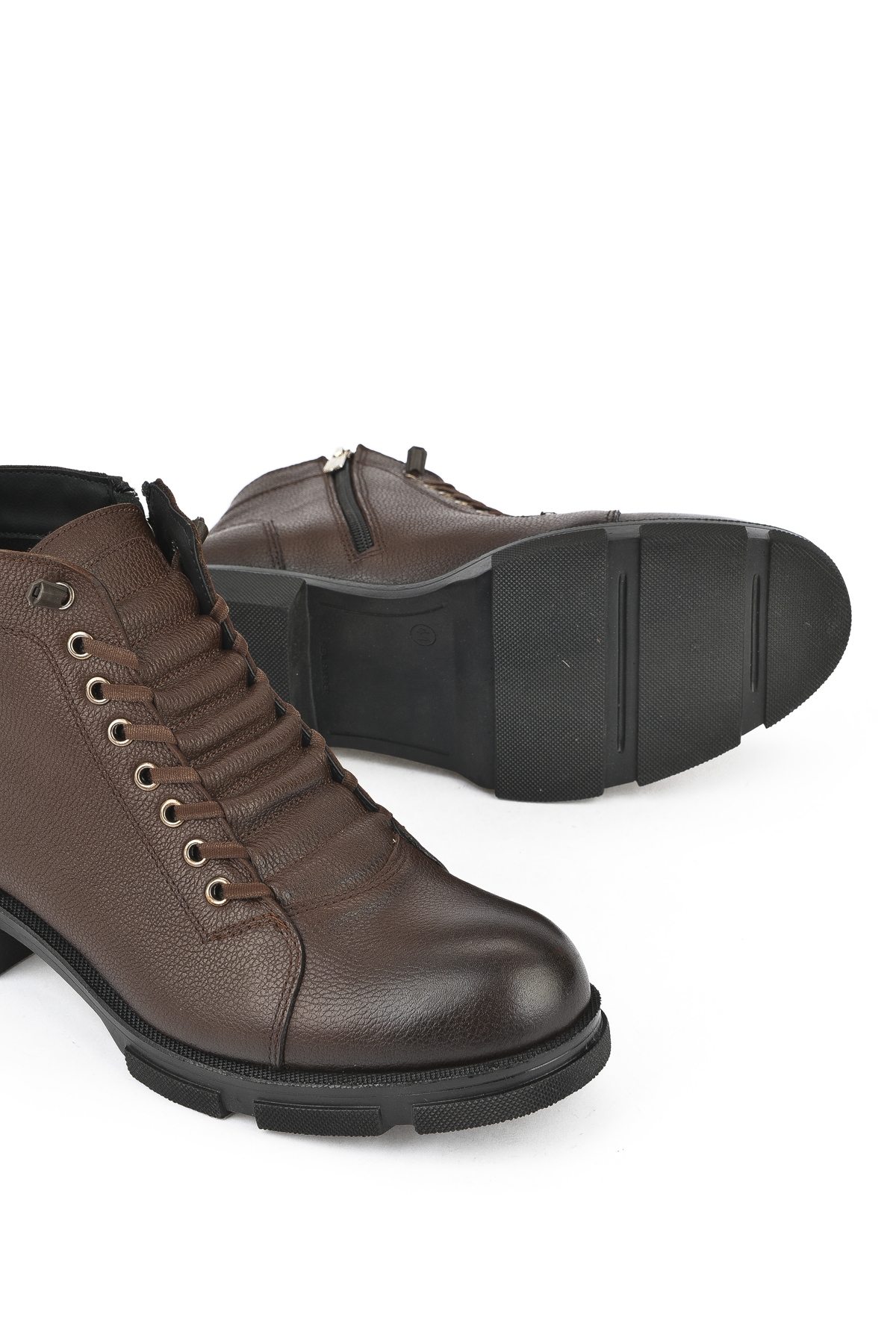 Erkek Hakiki Deri Bot 153999Z0012 Kahve - Görsel 5
