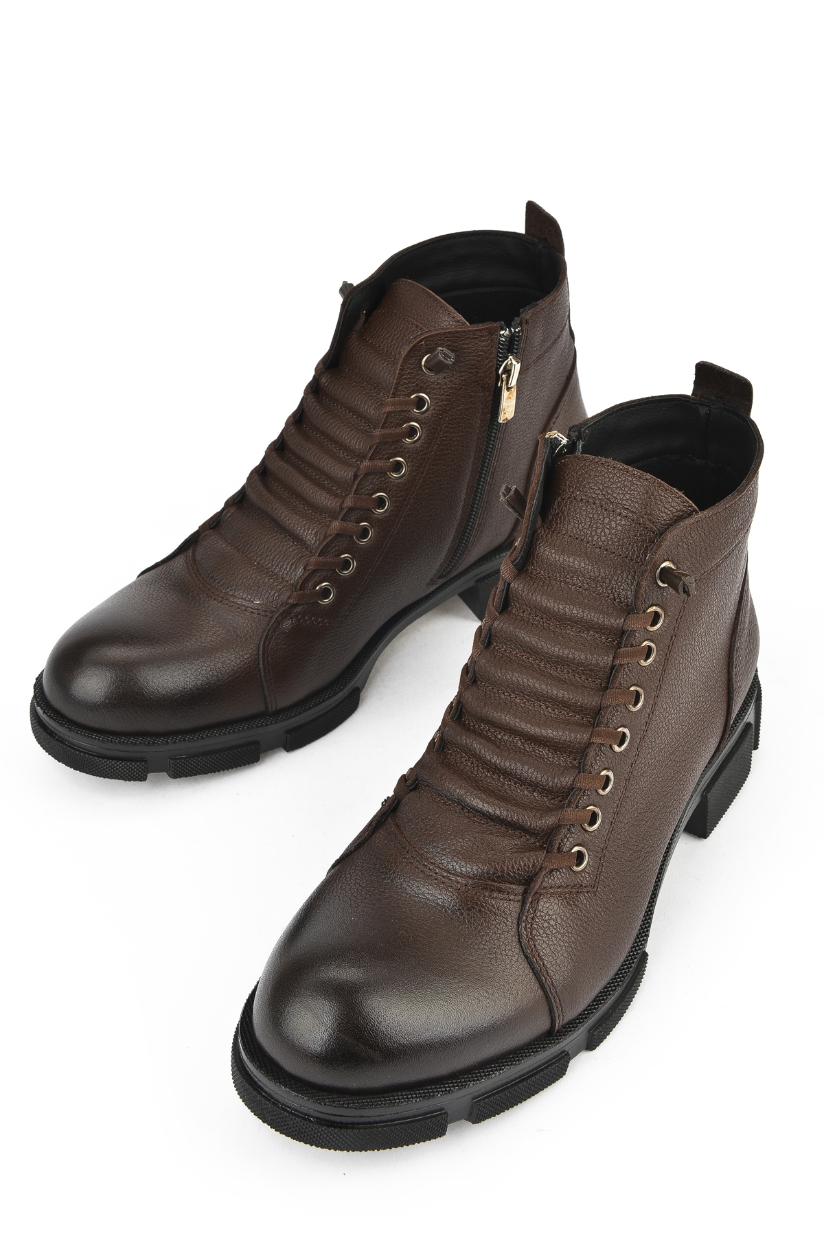 Erkek Hakiki Deri Bot 153999Z0012 Kahve - Görsel 6