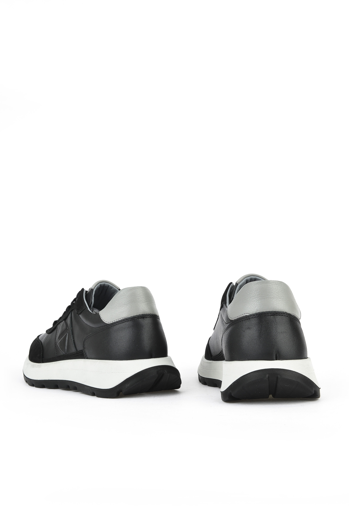 Erkek Hakiki Deri Sneaker 1531037Z2417 Siyah - Görsel 4