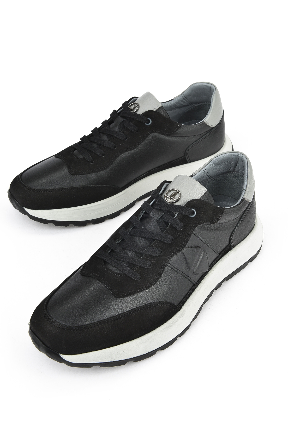 Erkek Hakiki Deri Sneaker 1531037Z2417 Siyah - Görsel 6