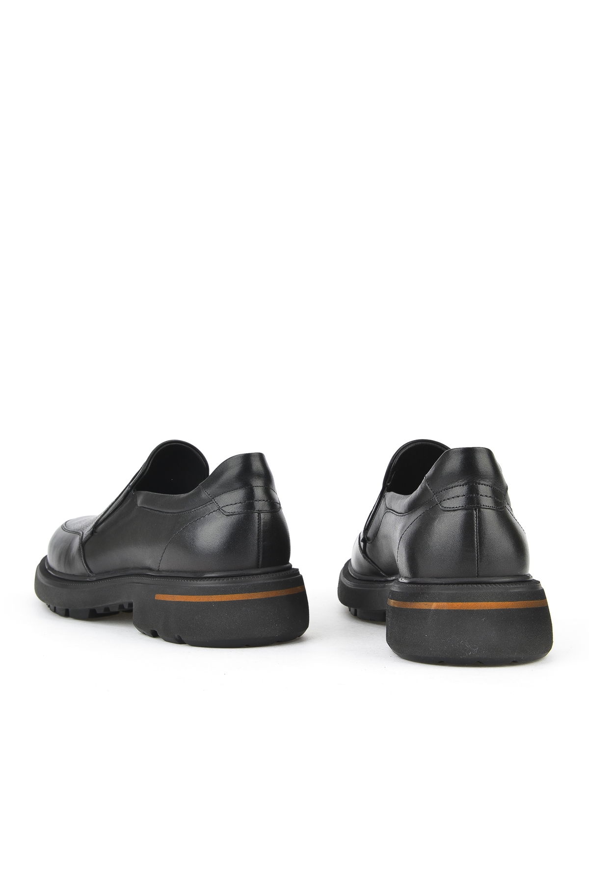 Erkek Hakiki Deri Ayakkabı 153745Z30412 Siyah - Görsel 4