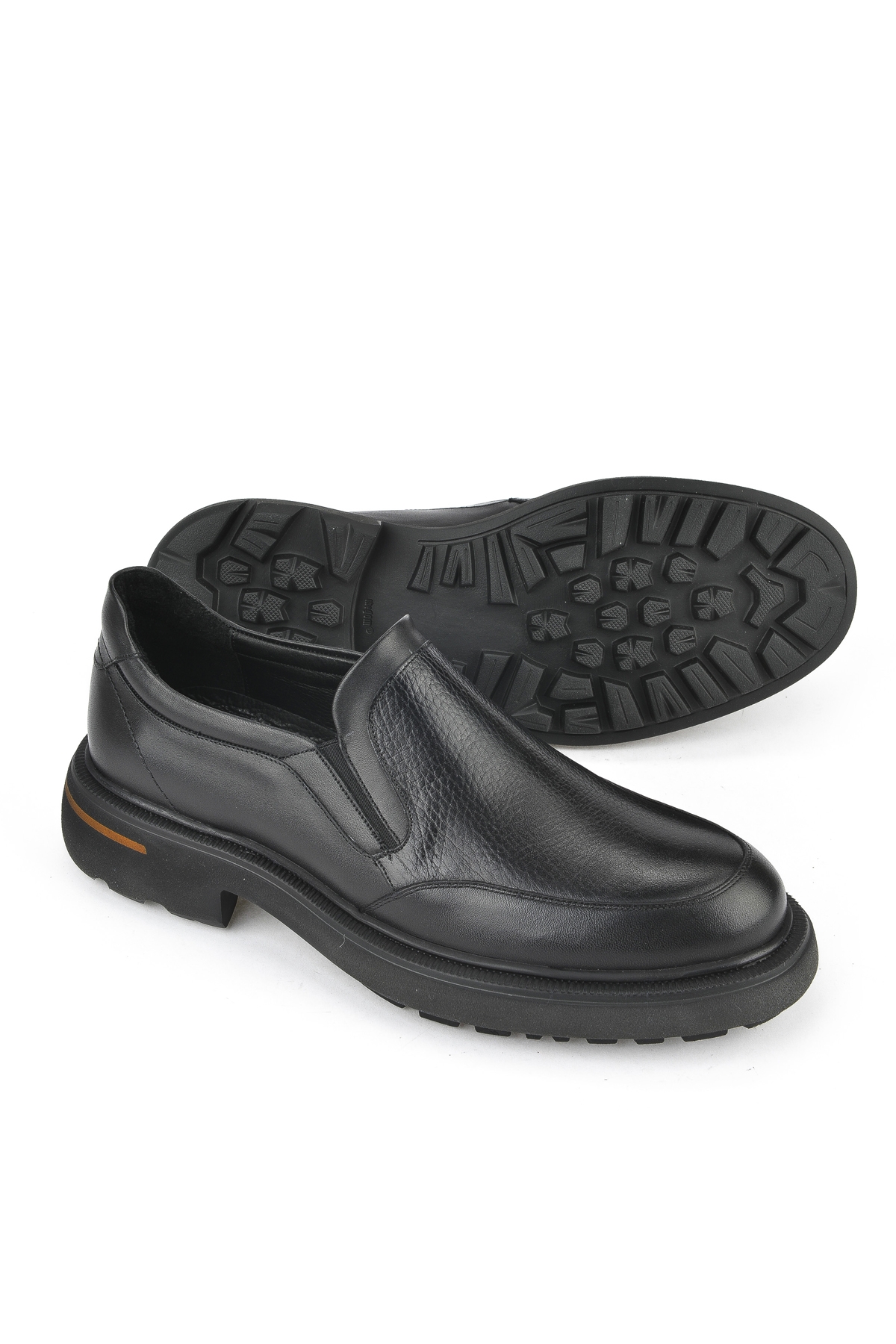 Erkek Hakiki Deri Ayakkabı 153745Z30412 Siyah - Görsel 5