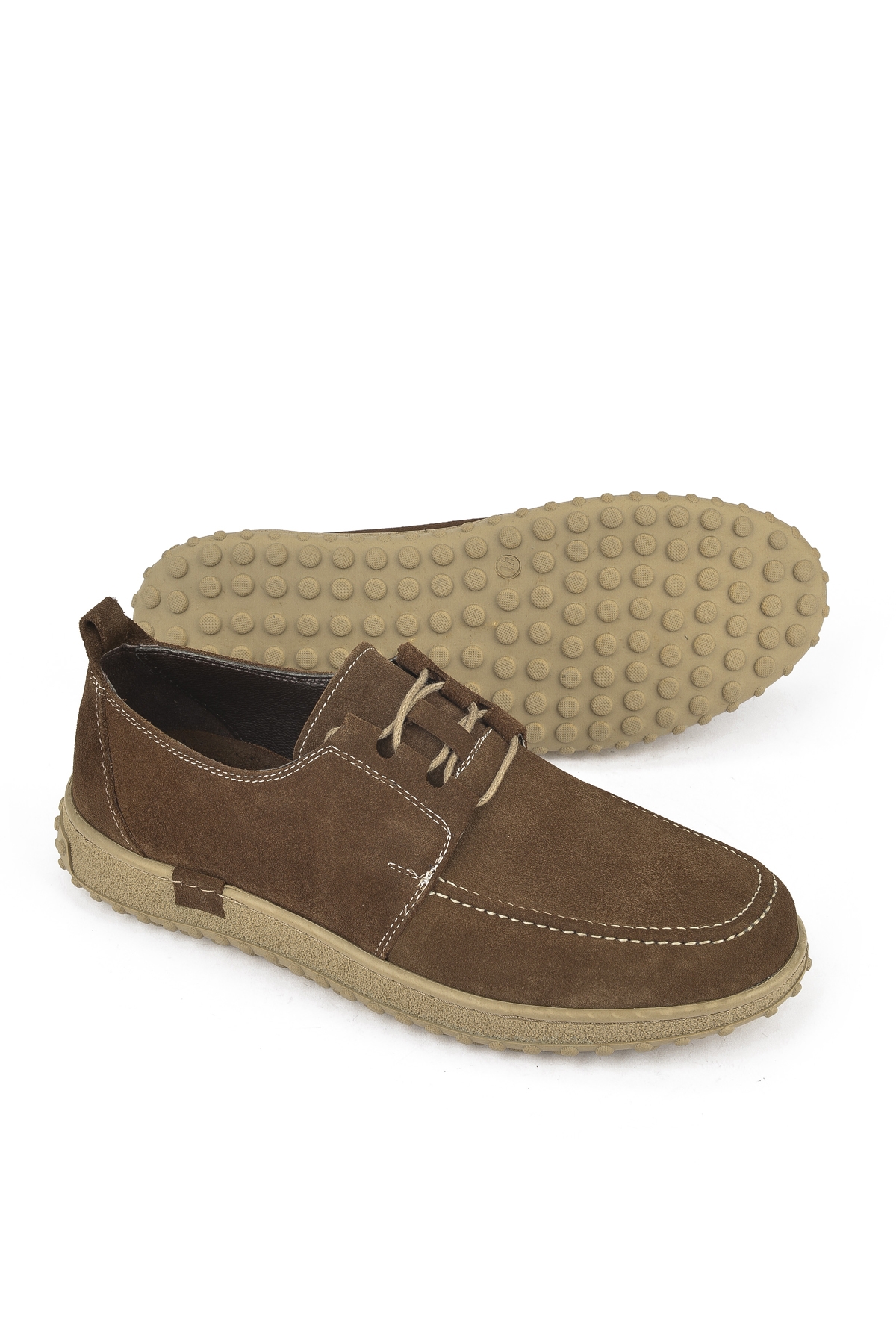 Erkek Hakiki Deri Ayakkabı 1511040ZY18254 Kum - Görsel 5