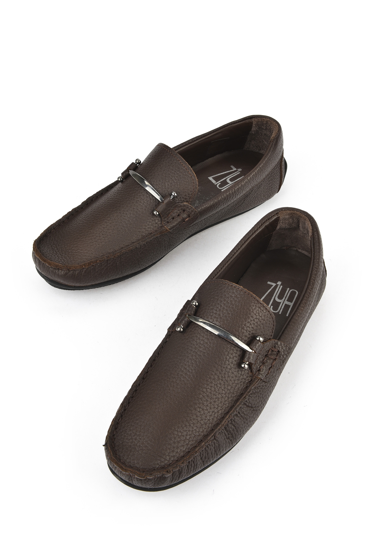 Erkek Hakiki Deri Ayakkabı 1511007ZB02 Kahve - Görsel 6