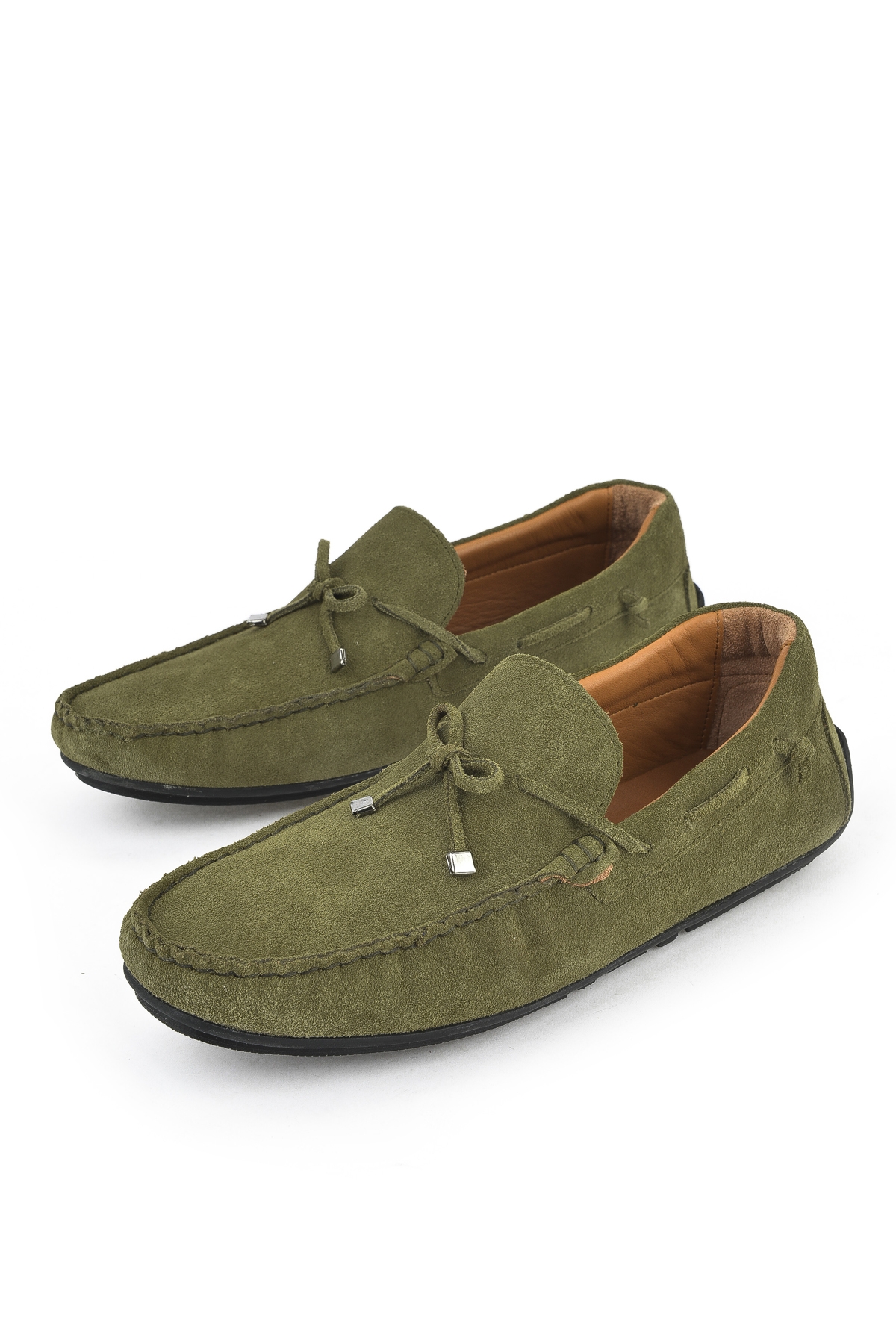 Erkek Hakiki Deri Ayakkabı 1511007ZB012 Yeşil - Görsel 6